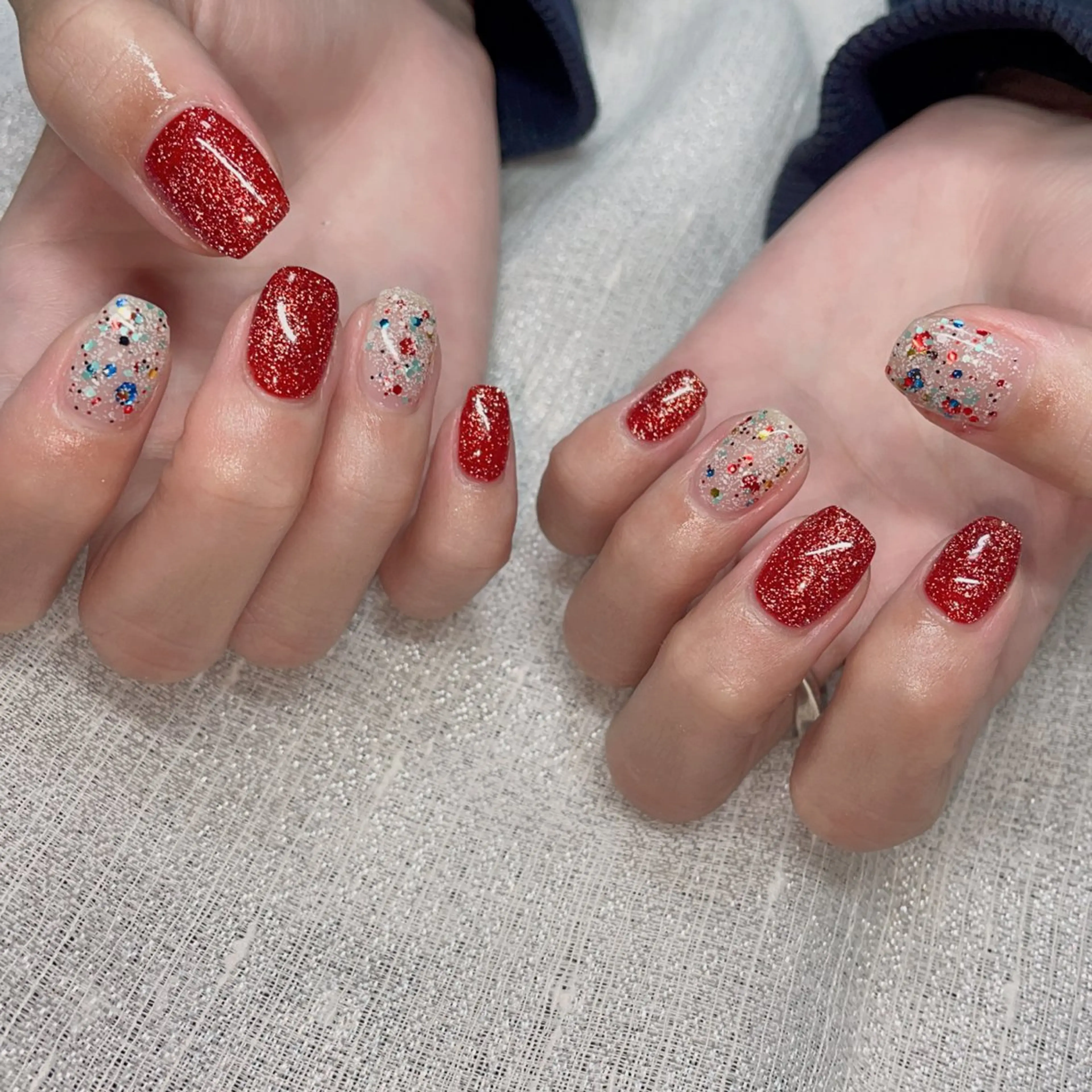 ネイル 冬ネイル クリスマス 林 ✨syousyouのネイルデザイン