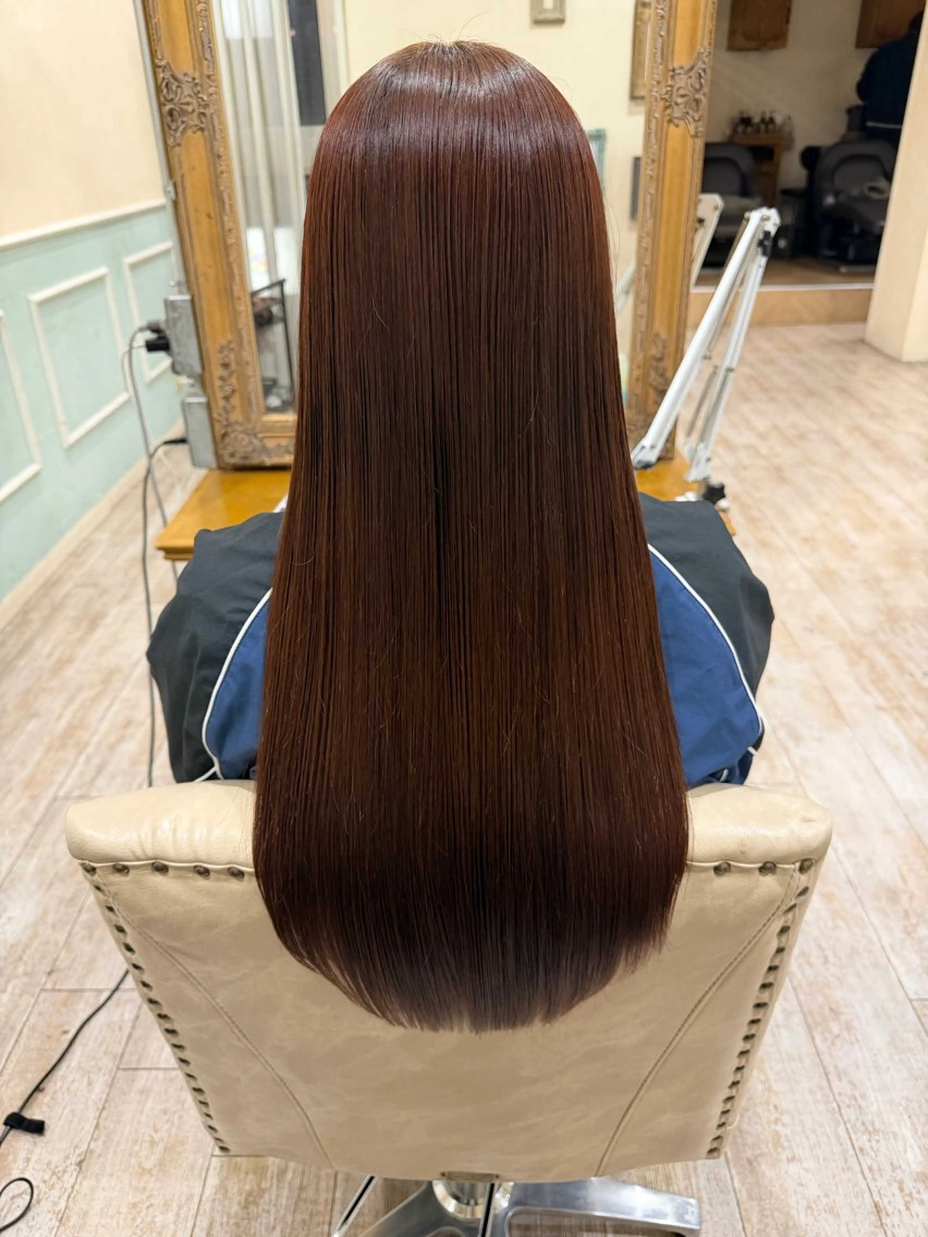 ロング カラー 髪質改善 レイヤーカット ロング カット 縮毛矯正 トリートメント 新越谷noble店長 松本拓也▶◀*.のヘアスタイル