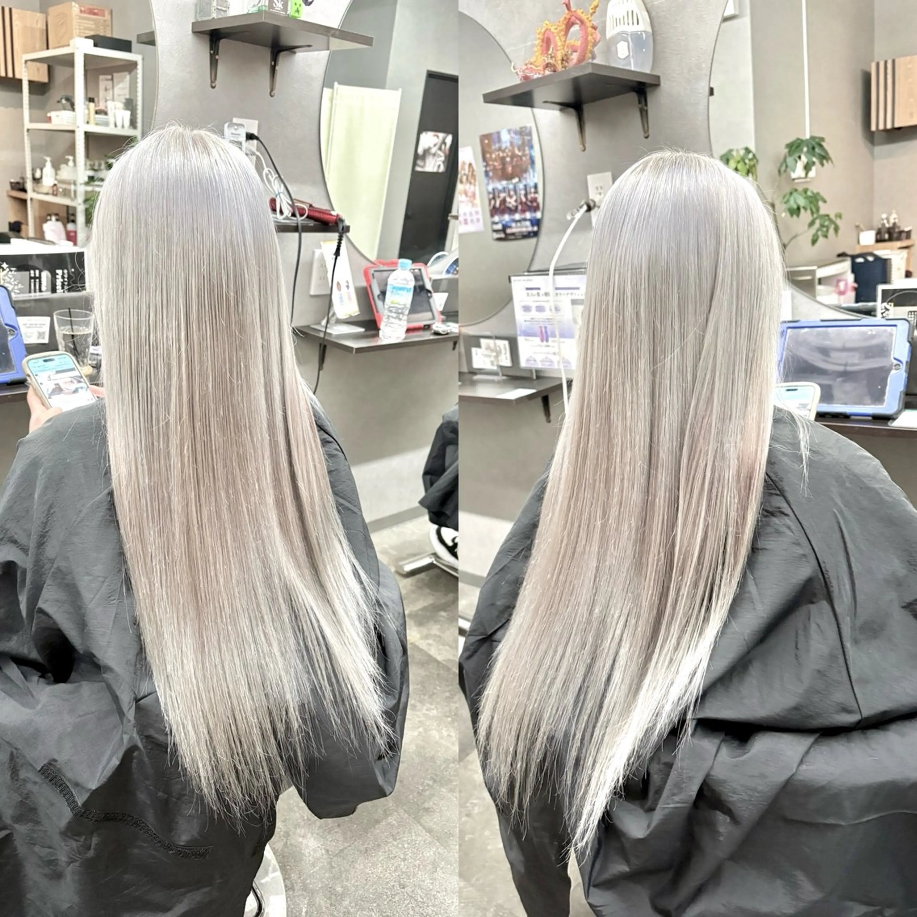 ロング 縮毛矯正 カット 縮毛矯正 ✨最強美容師✨ 💙にっしー西村💙のヘアスタイル