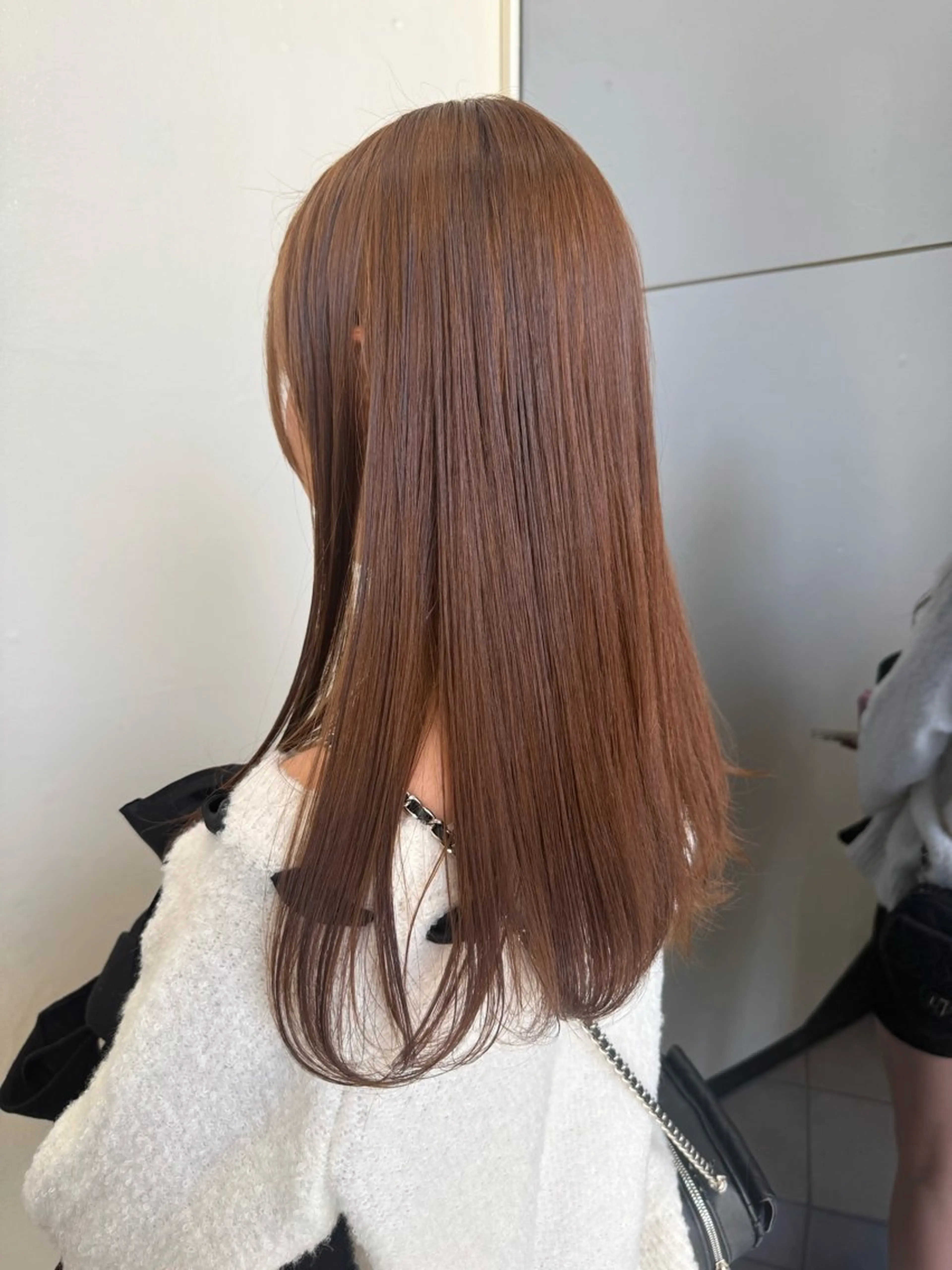 ロング カラー カット ヘアカラー 伶風/ボブ/ ヘーゼルベージュのヘアスタイル