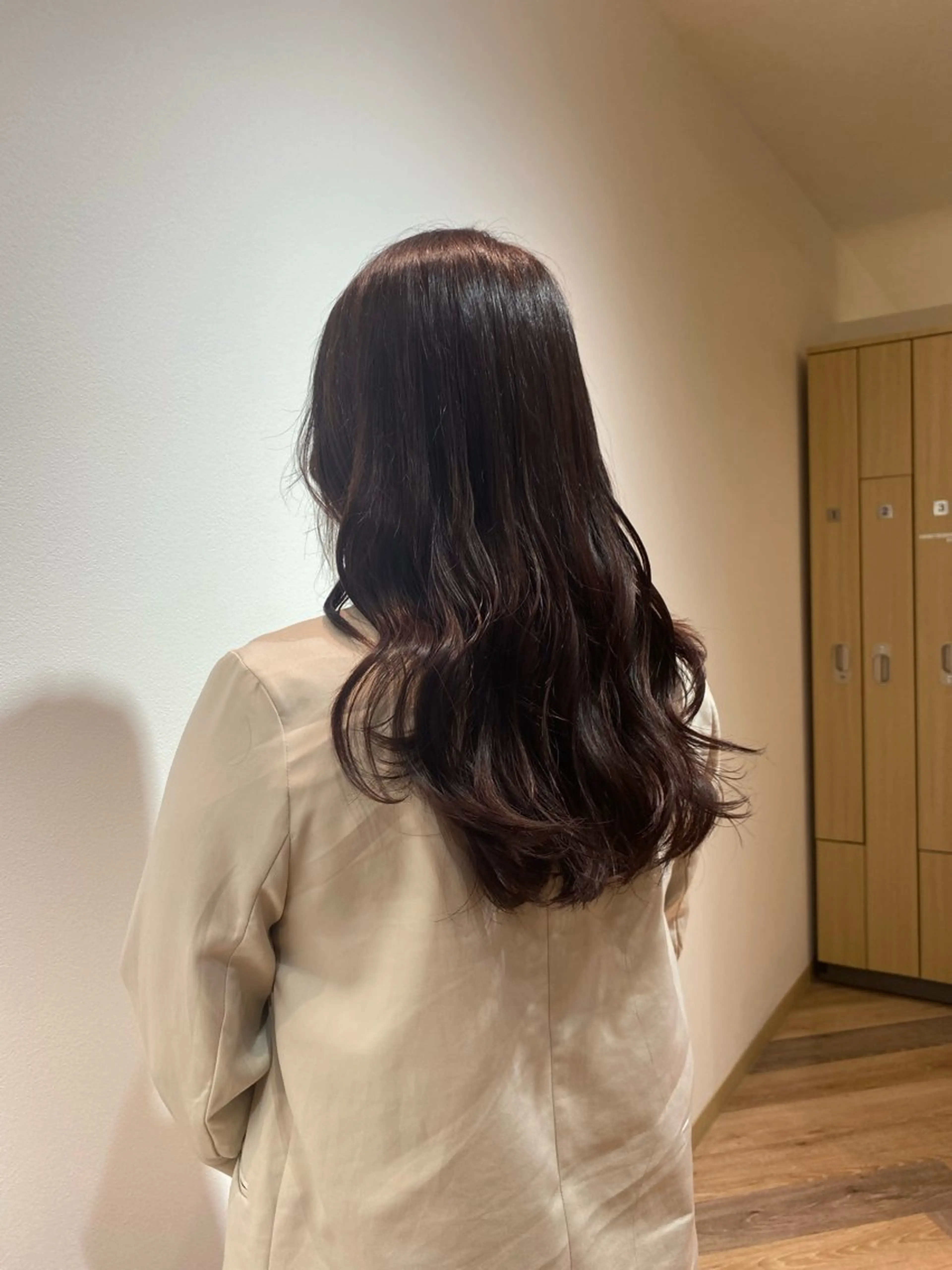 ミディアム カラー ブラウンカラー ピンクカラー ピンクブラウン ヘアカラー Yamada Ami🪐のヘアスタイル