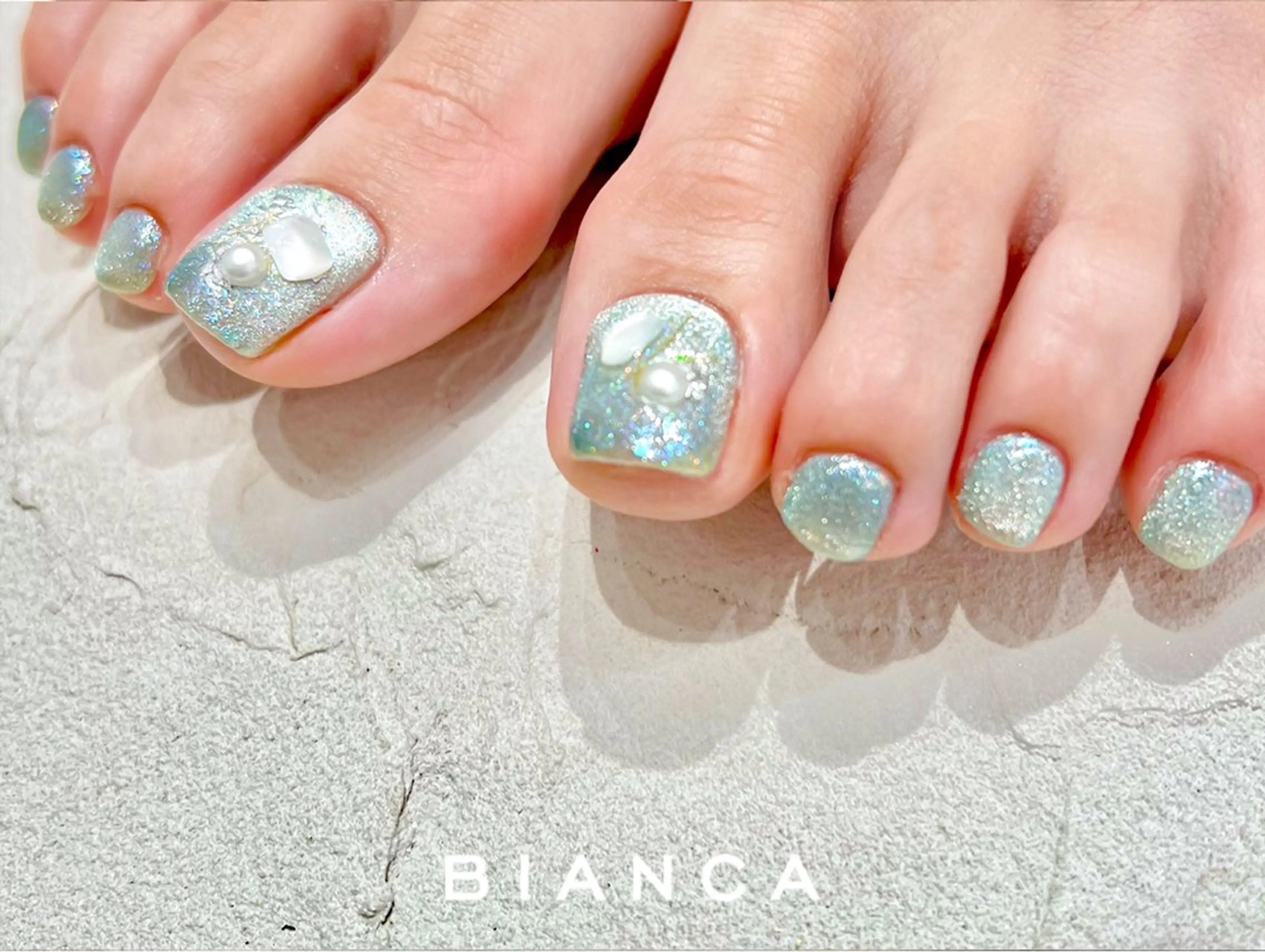 ネイル フットネイル Bianca亀戸店 YUASA ༊*·˚のネイルデザイン