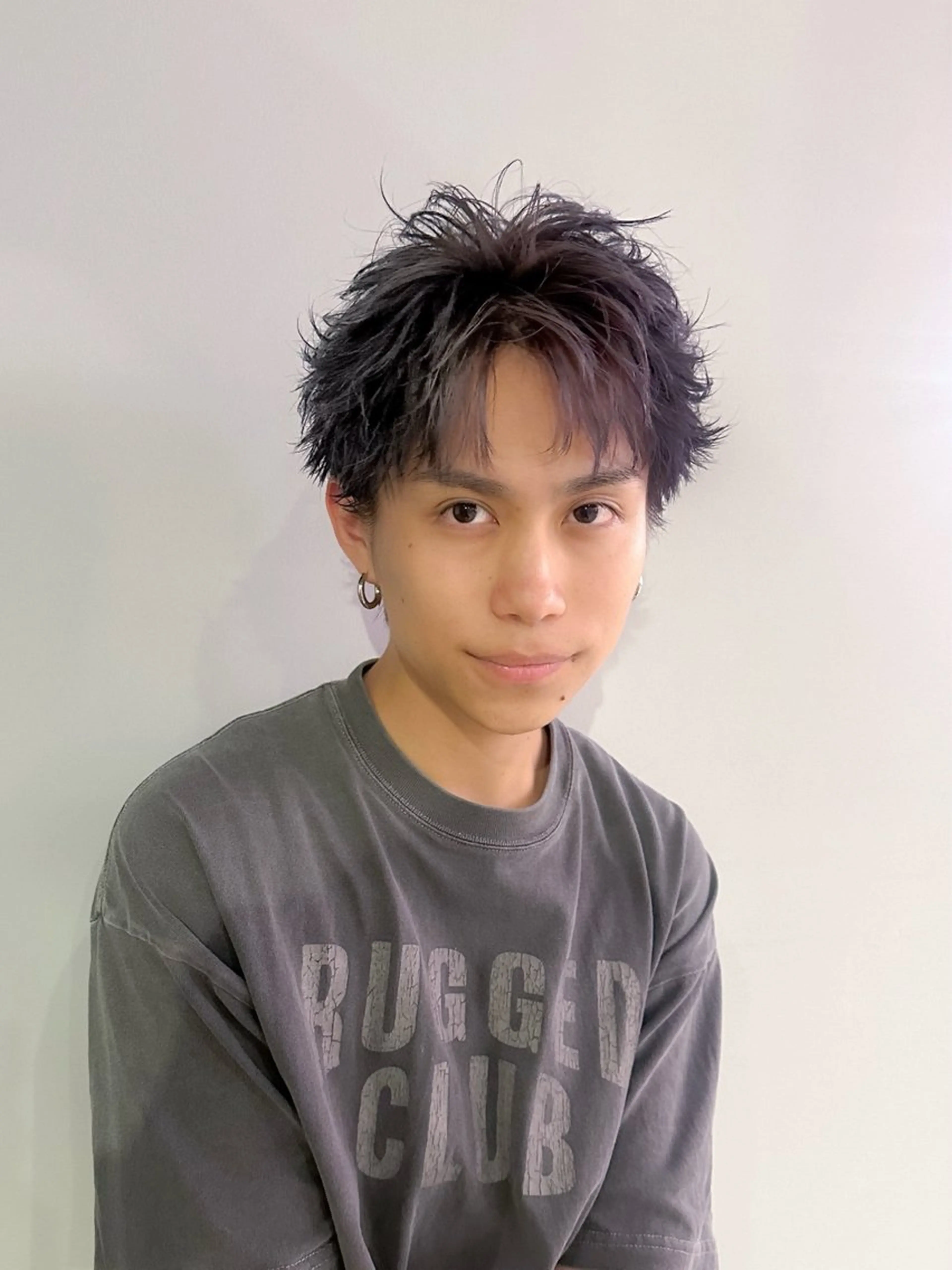 ショート カラー ミストバング  フェイスフレーミング 🐺ウルフオタク🐺 ハイトーン/moeのヘアスタイル