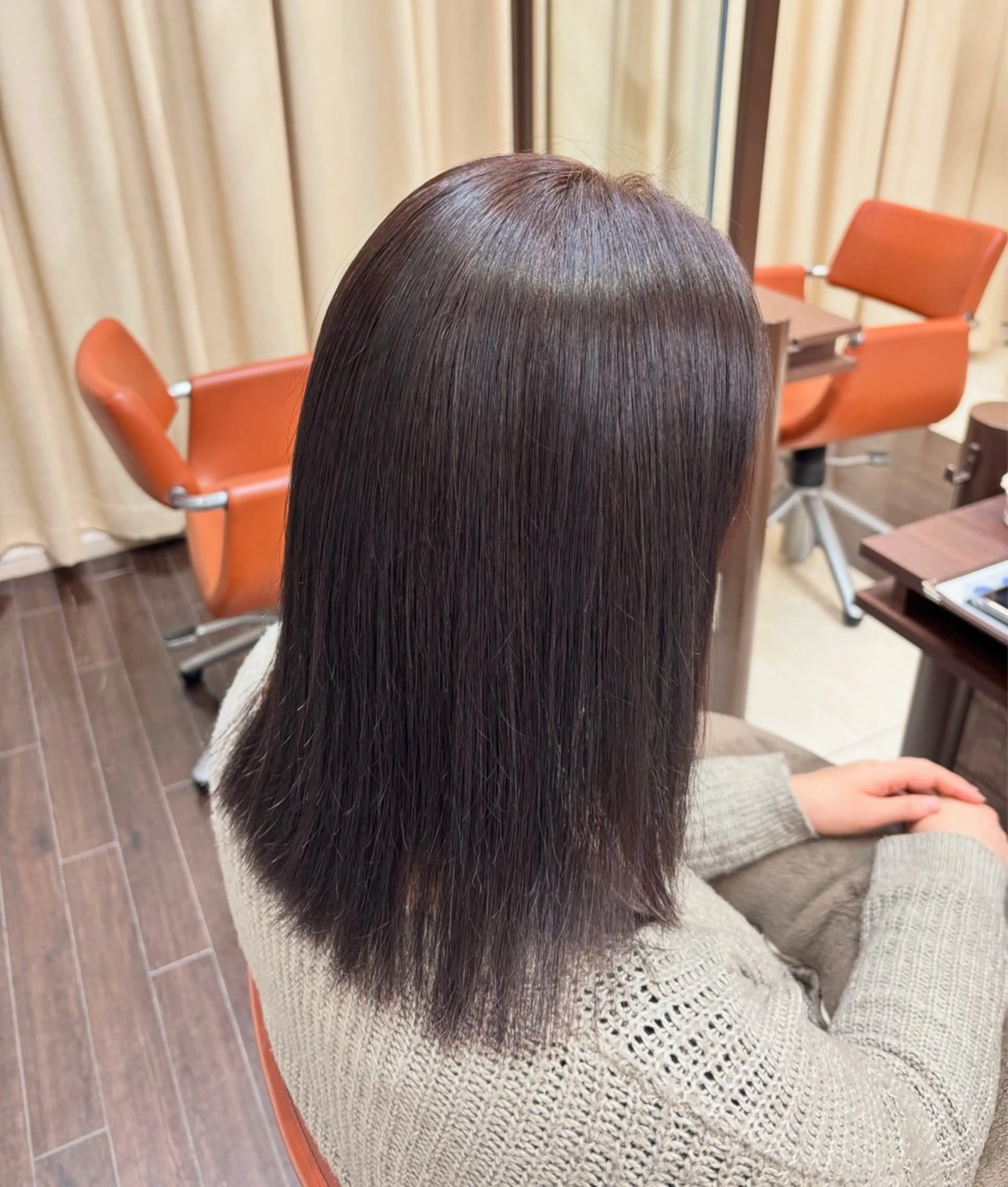 ミディアム カラー ⛄️カラーモデル /艶カラー/あい⛄️のヘアスタイル