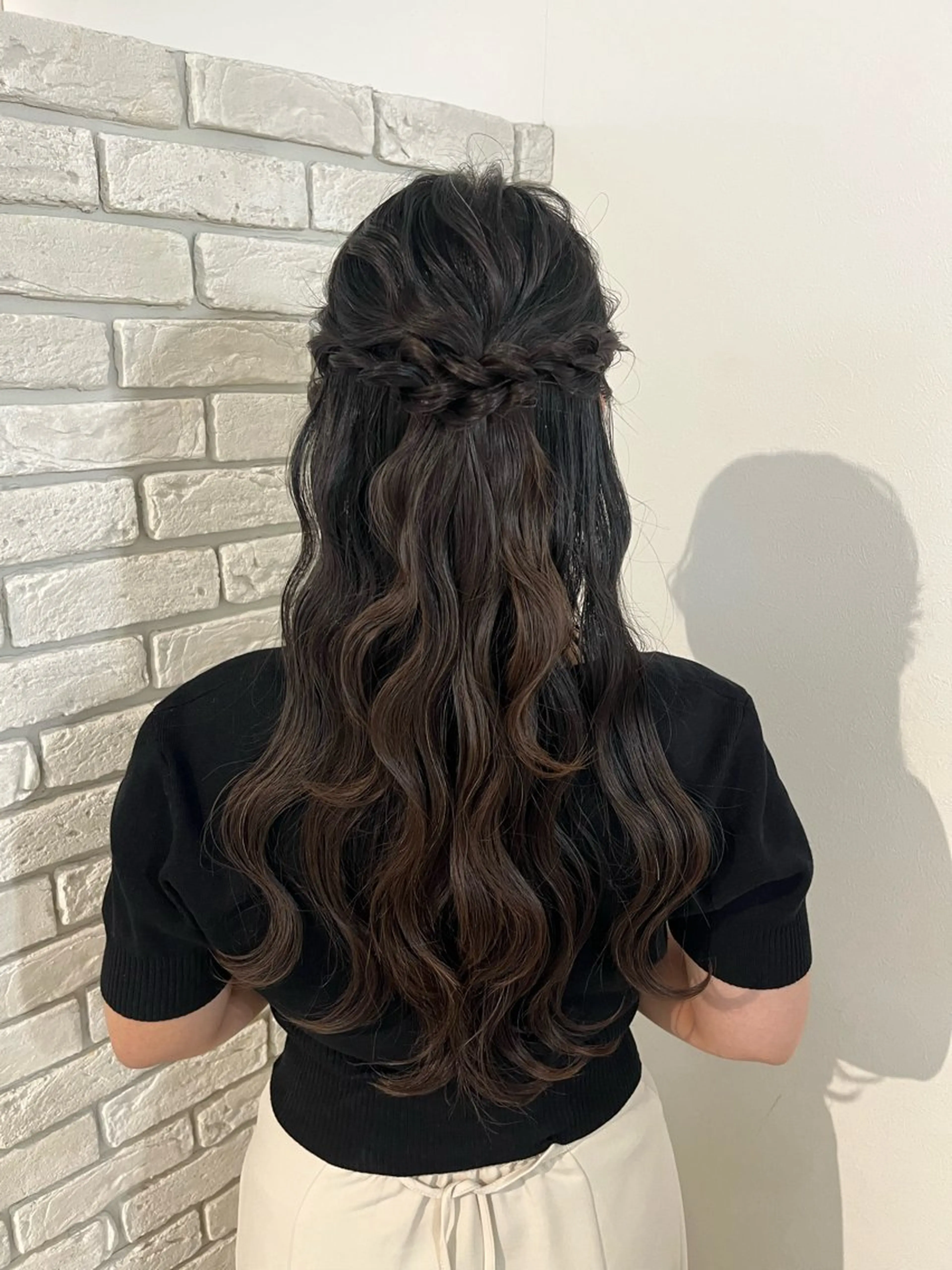 ロング ヘアアレンジ Dityca tia所属・さくら/ ヘアセット 無料モデル募集のヘアスタイル