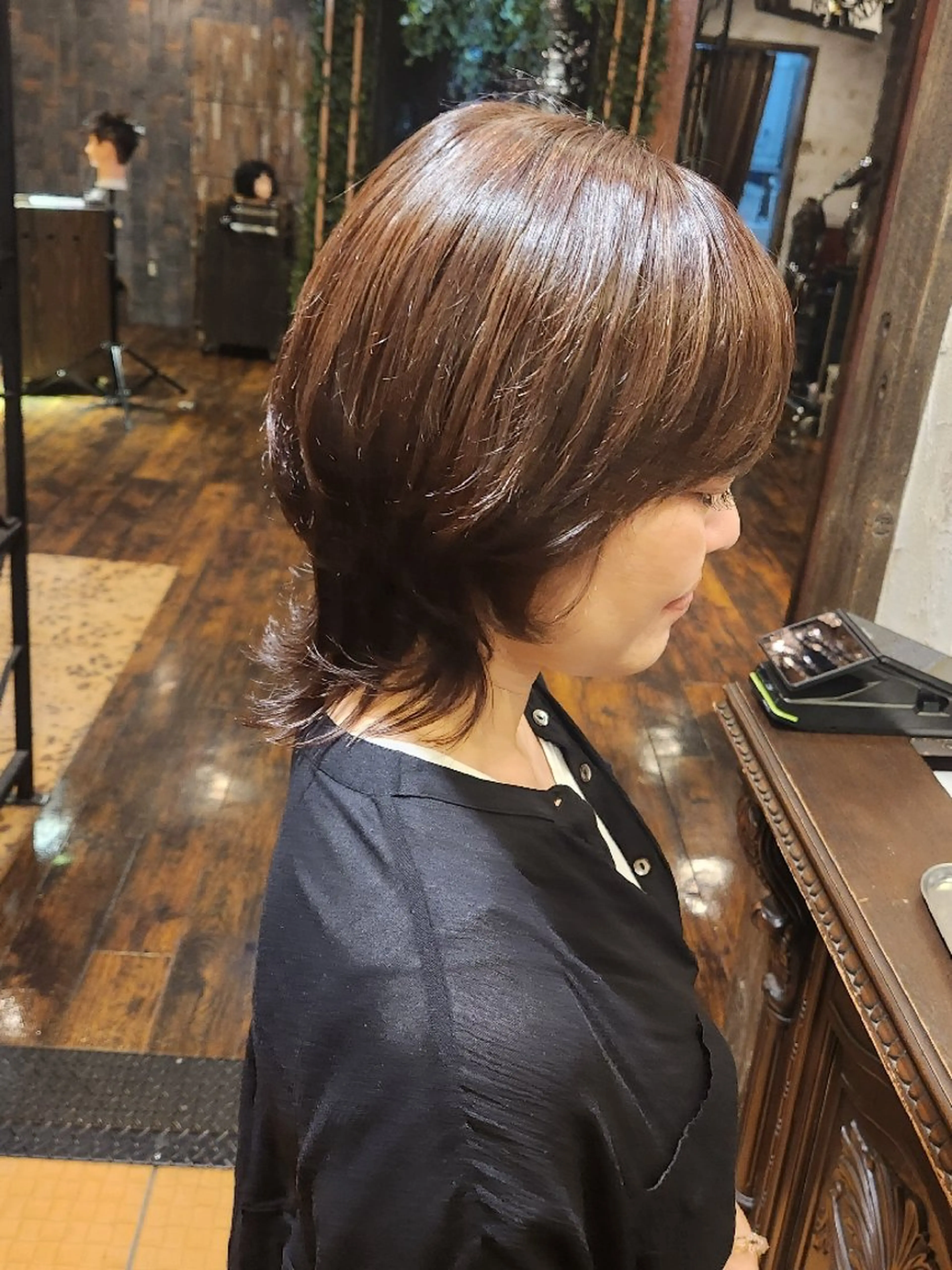 カラー Calbari 鎌田美歩のヘアスタイル