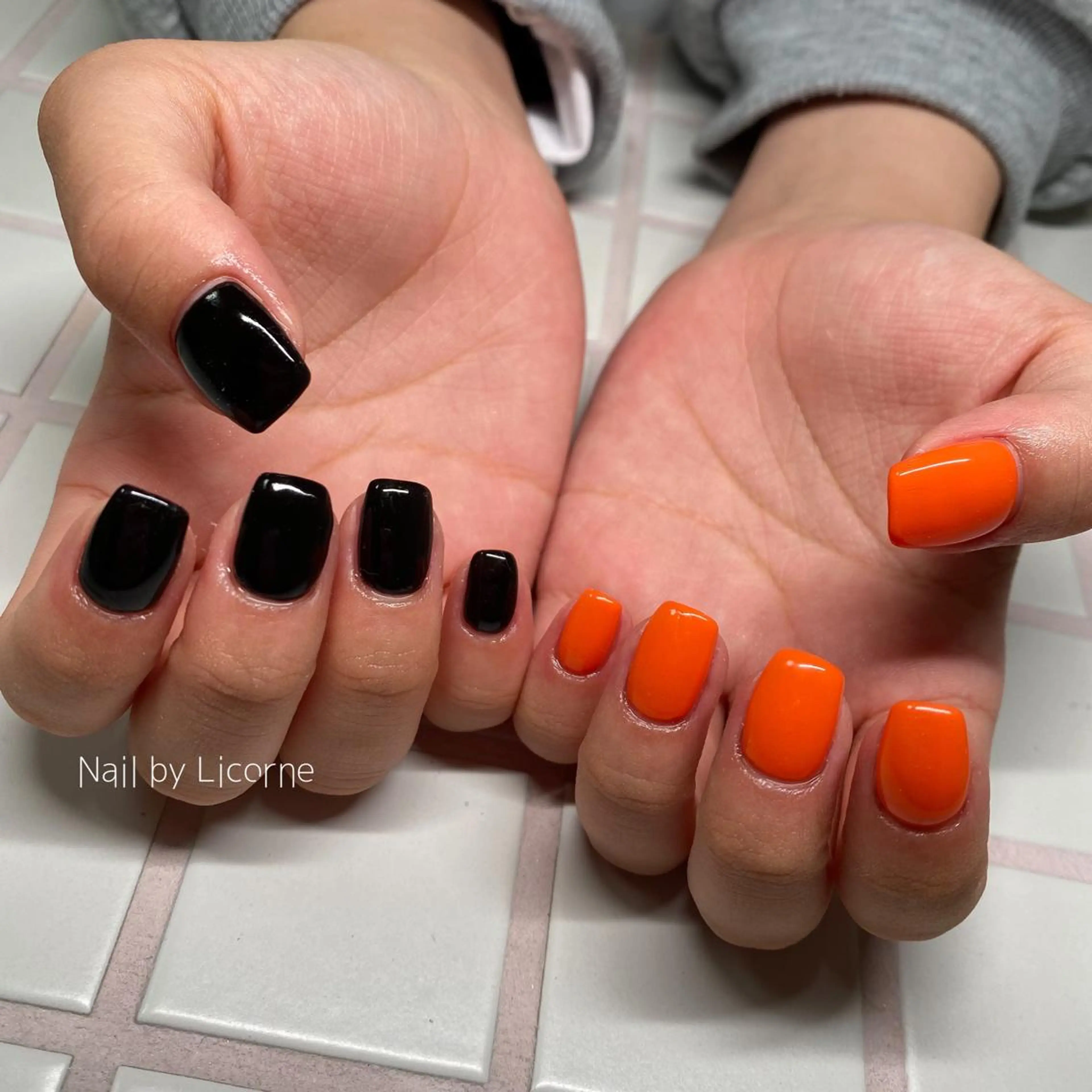 ネイル アートネイル オーロラネイル フレンチネイル 氷ネイル・うるうるネイル マグネットネイル ハンドネイル Nail by Licorneのネイルデザイン