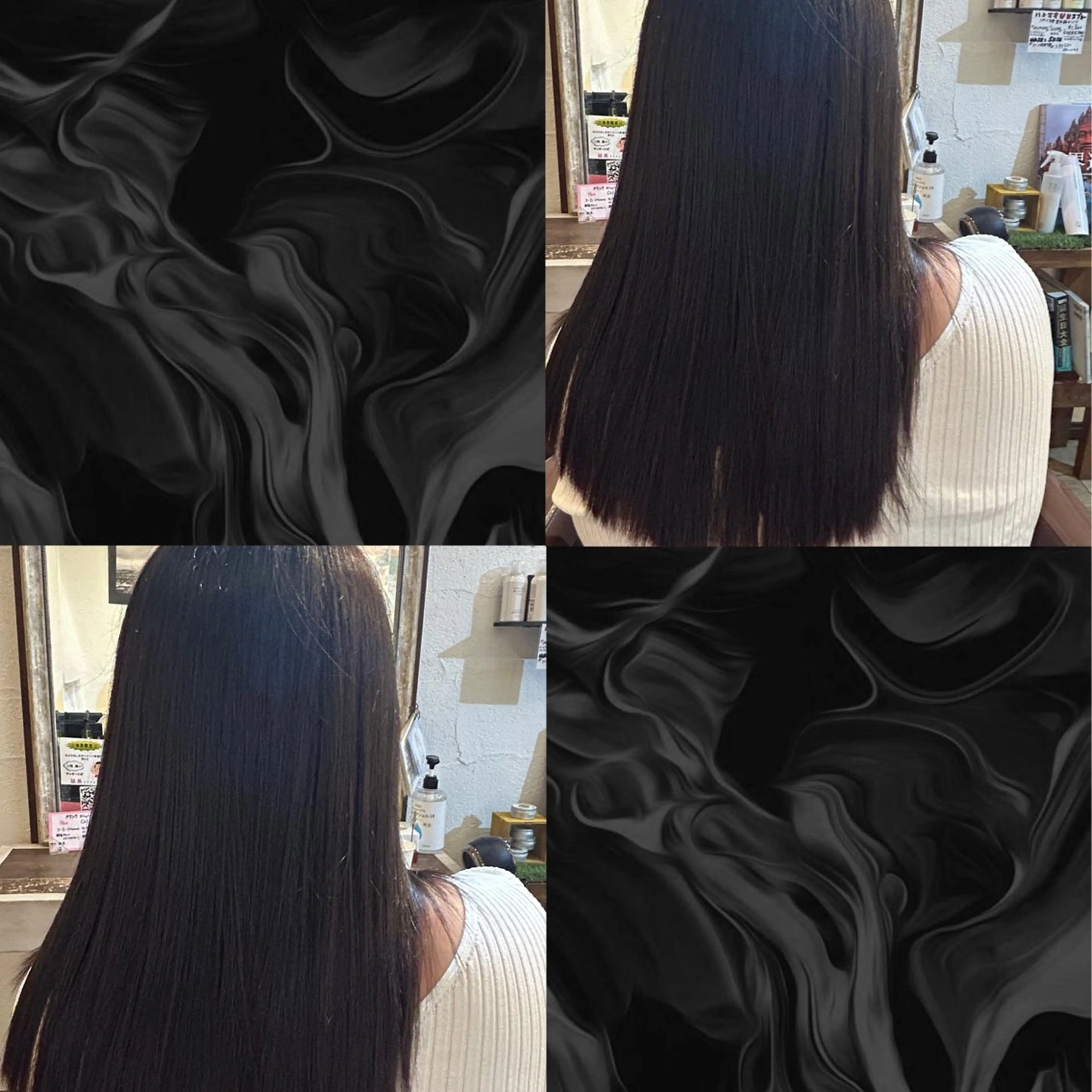 セミロング カラー 半澤 亜実🪐/縮毛矯正のヘアスタイル