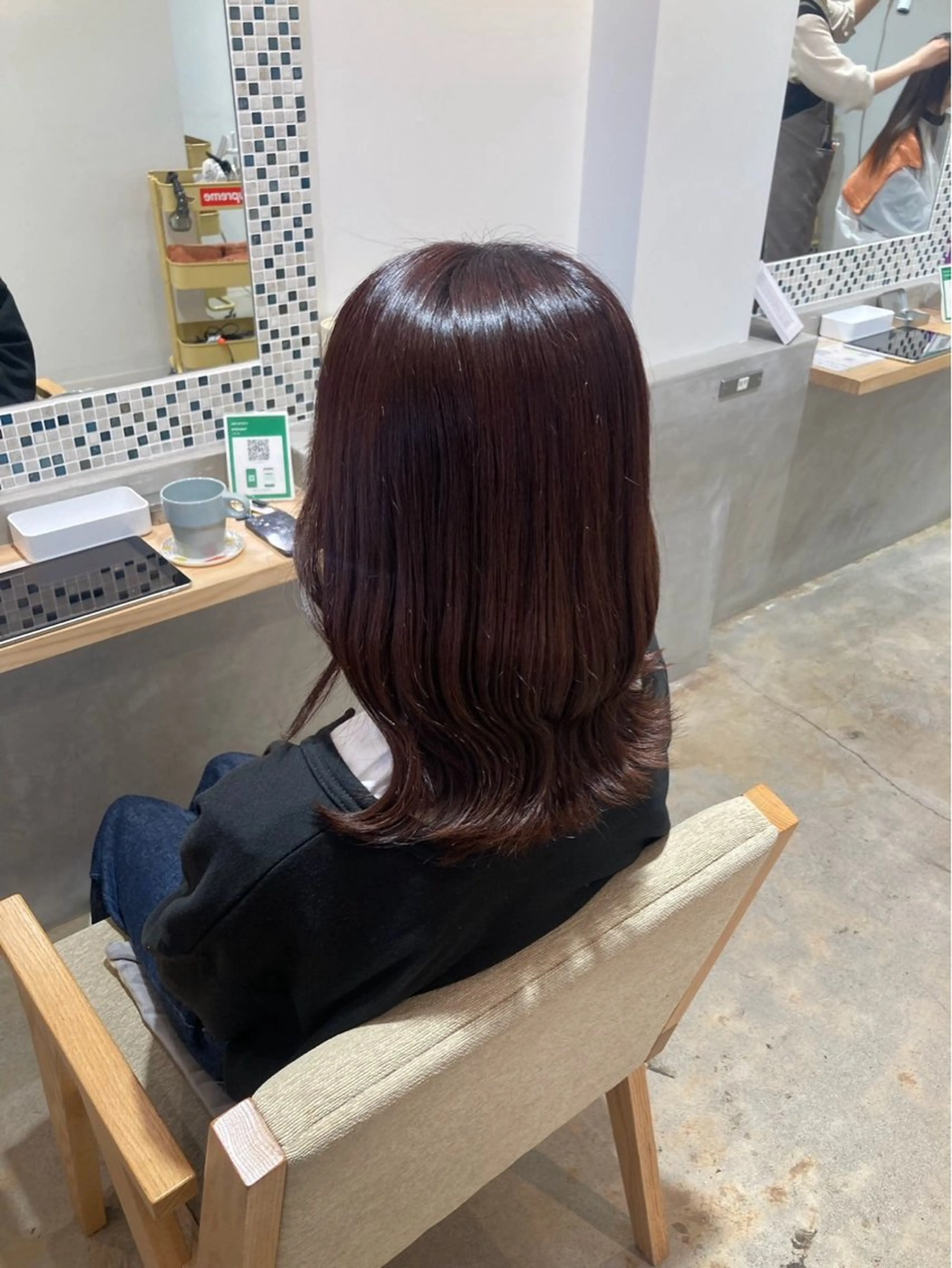 ミディアム ピンクブラウン Gigi Interpark所属・Gigi Misaki/鶴田のヘアスタイル