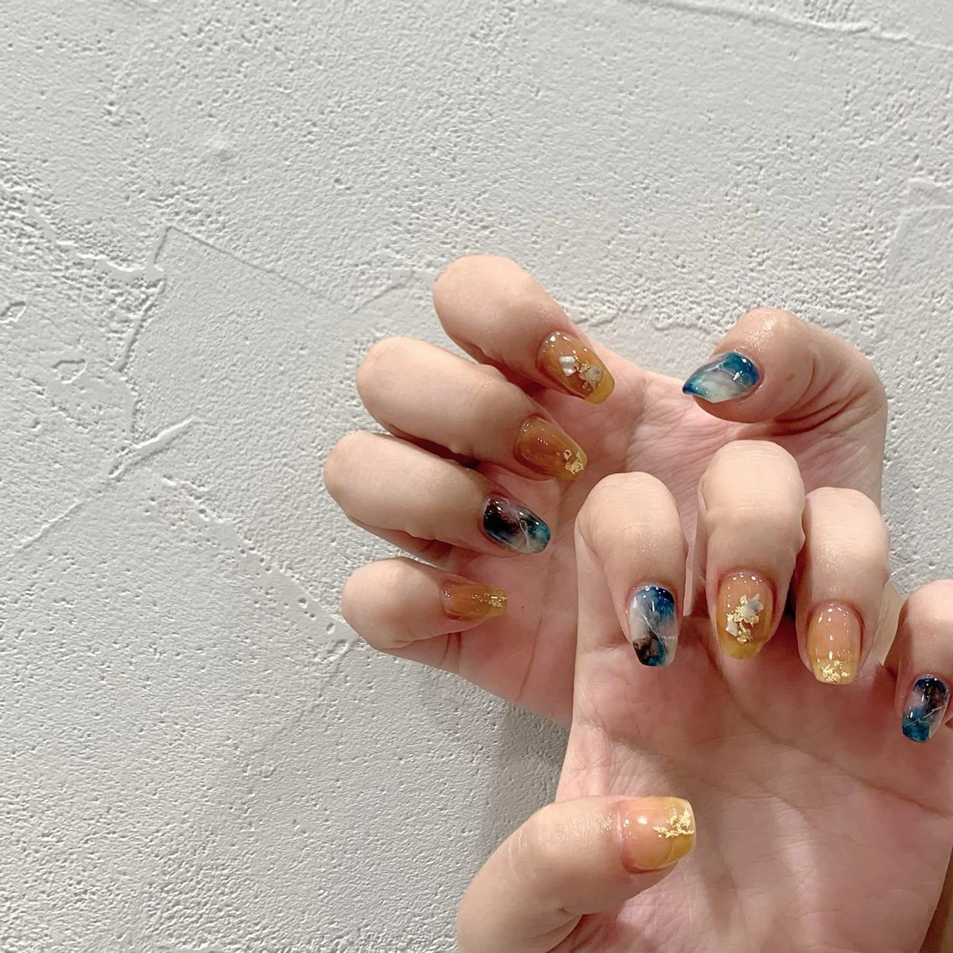 ネイル ニュアンスネイル ハンドネイル 佐藤 まりえのネイルデザイン