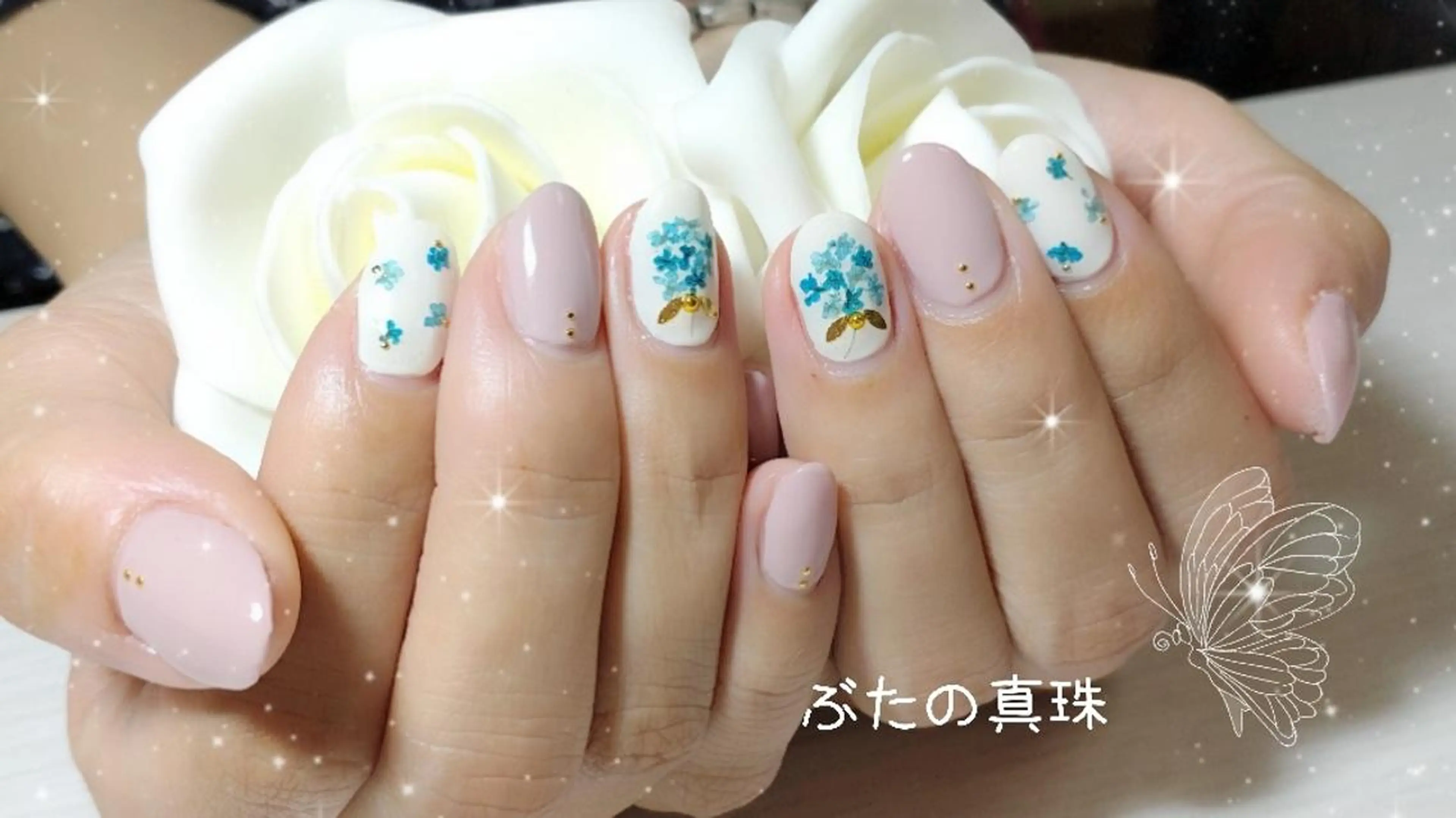 ネイル ハンドネイル 林 珠里のネイルデザイン