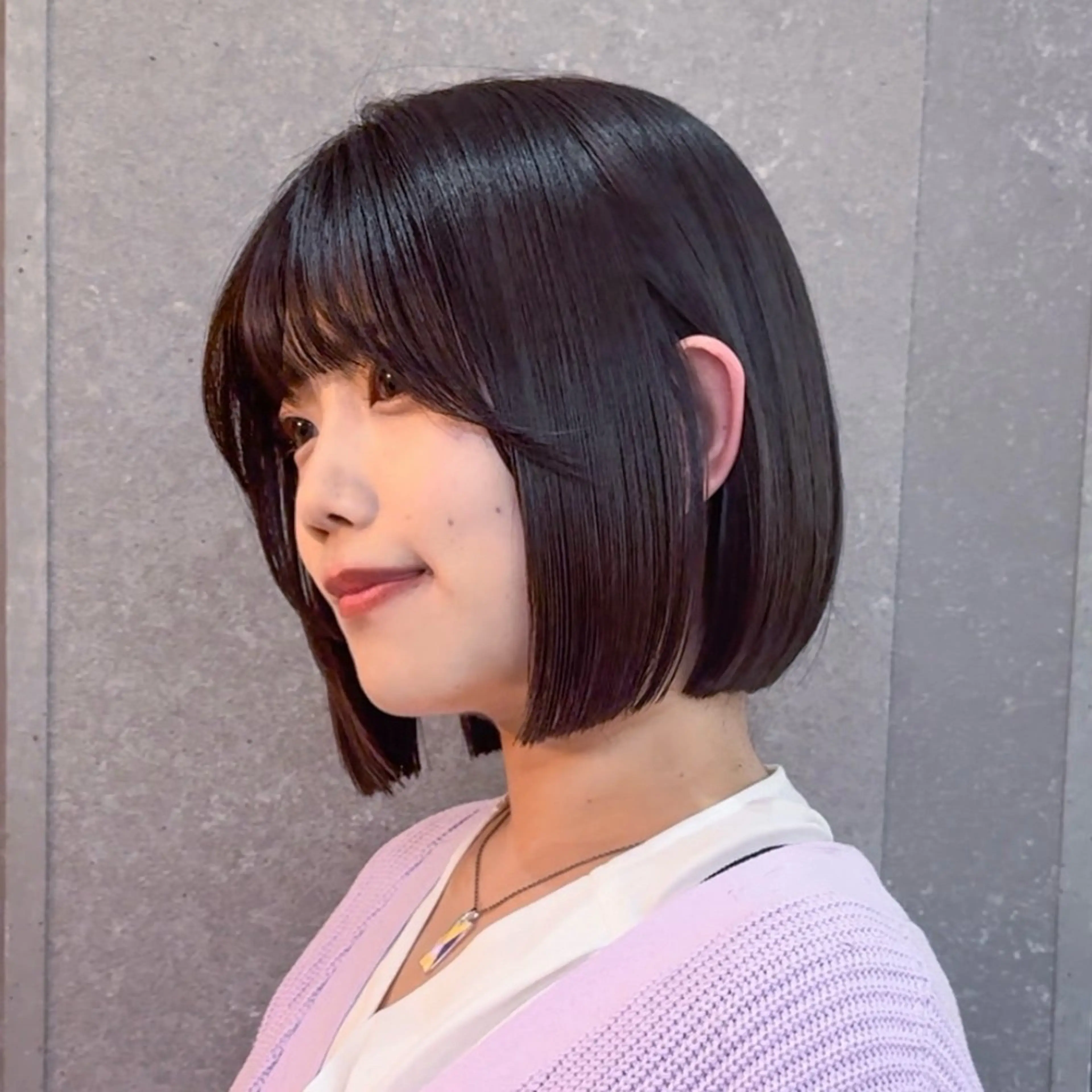 カット+エヌドットカラー+3stepトリートメント+シャンプーブローの写真