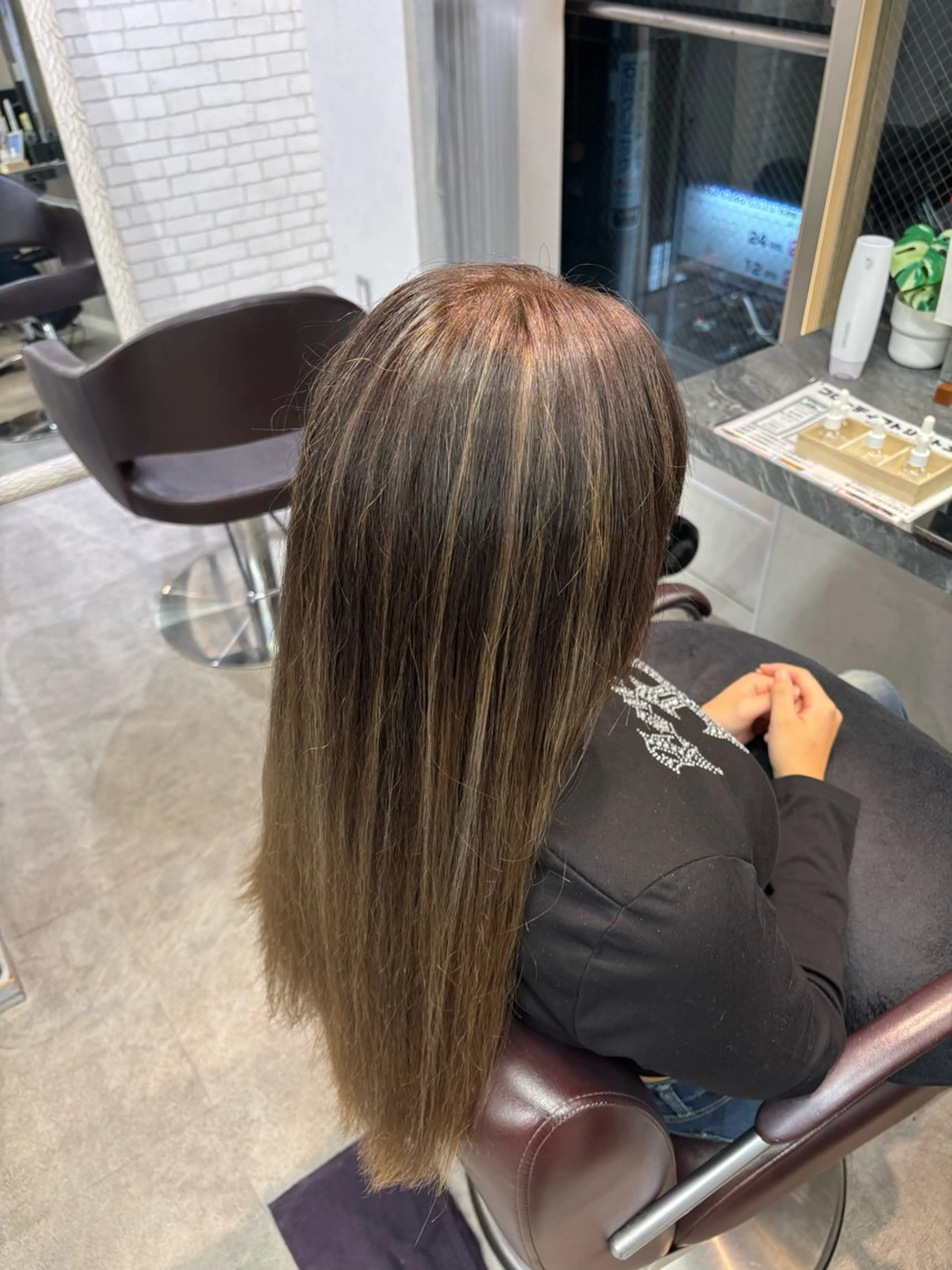 ロング ハイライト 透明感カラー/メンズ カット/KOIROのヘアスタイル