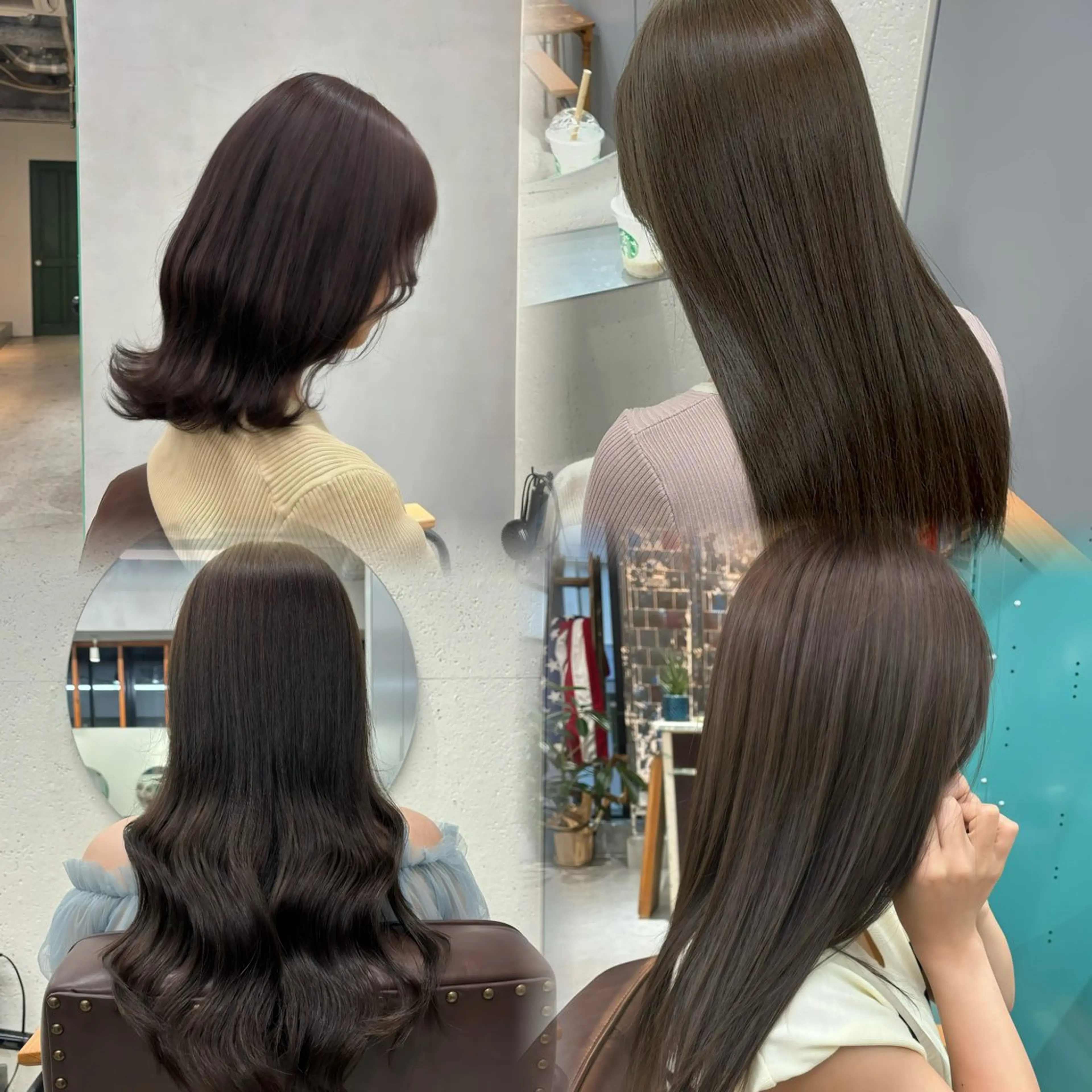 カラー ブラウンカラー ヘアカラー トリートメント ヘッドスパ ヘアセット オカベ ショウマのヘアスタイル