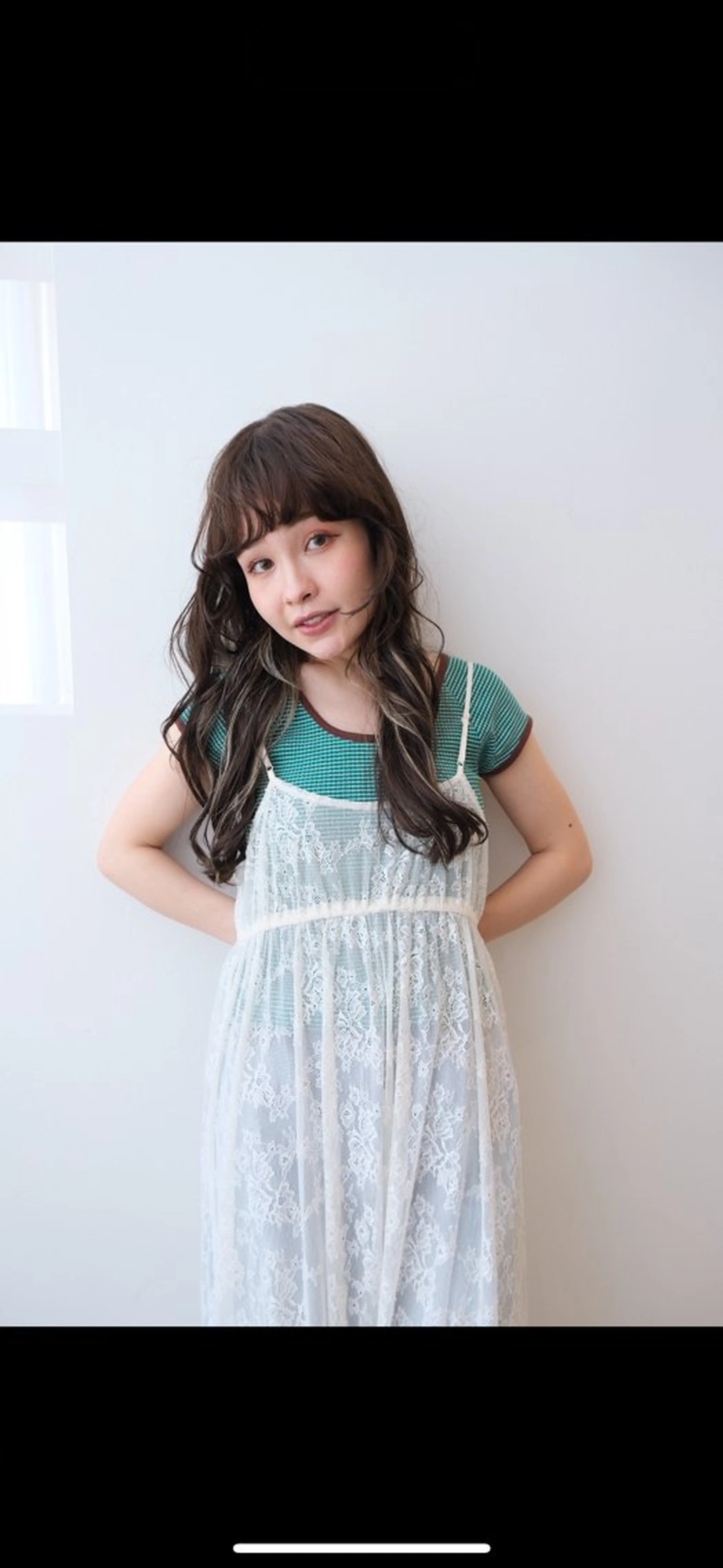 ロング こやなぎ れいなのヘアスタイル