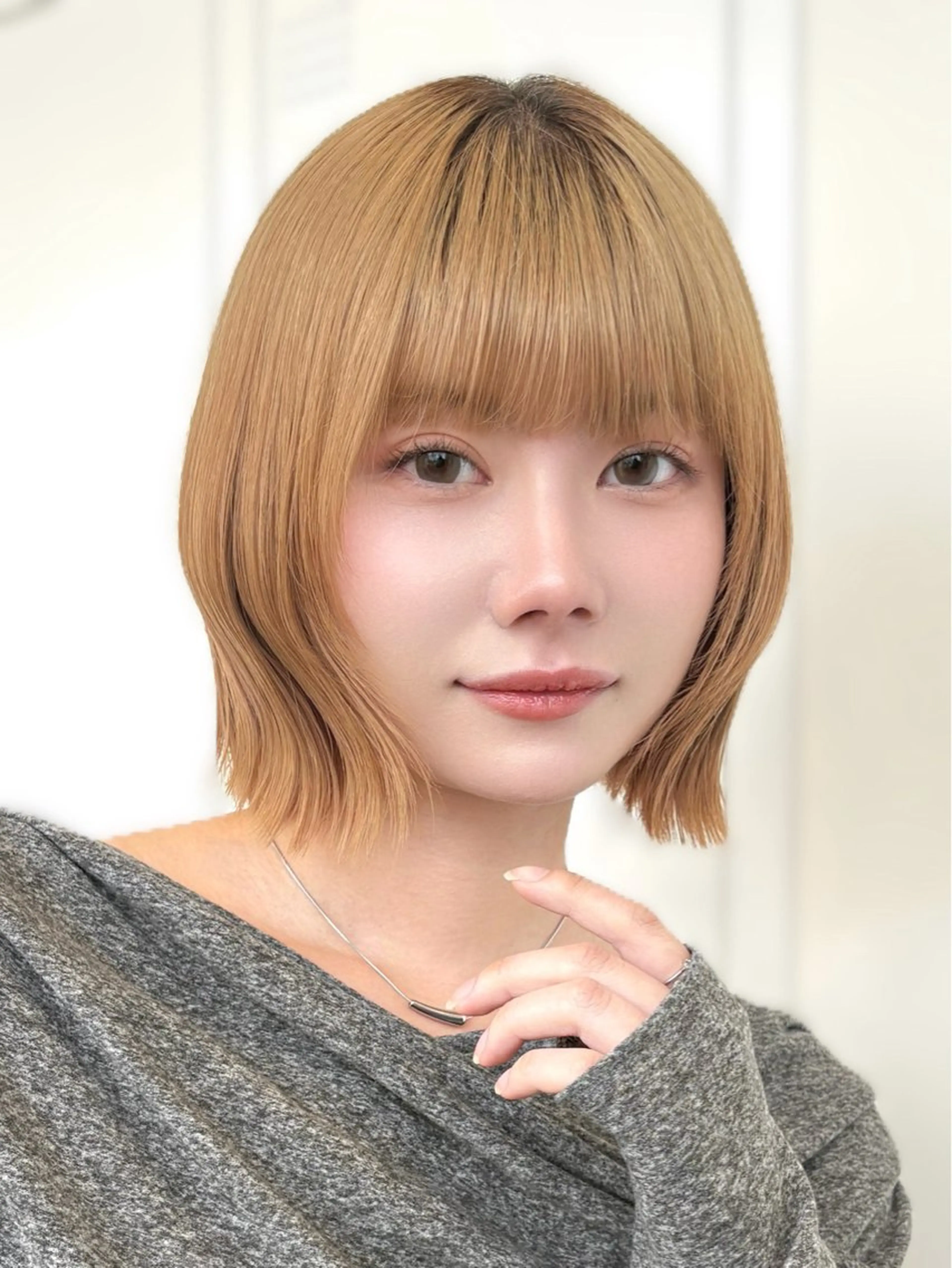 ショート カット トリートメント 紅葉☘ ̖́- /似合わせカットのヘアスタイル