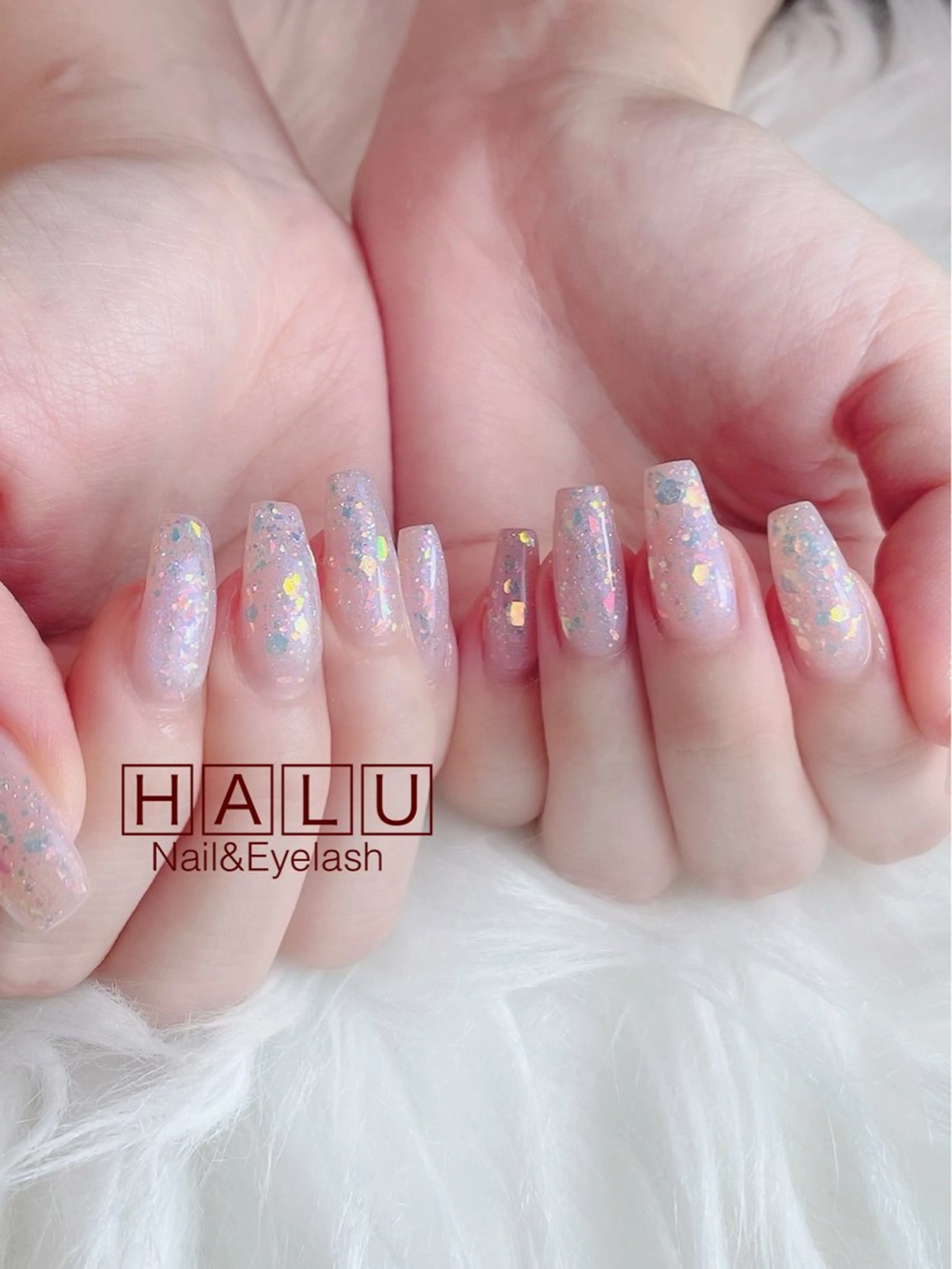 ネイル ラメ(グリッター) HALU ハルのネイルデザイン