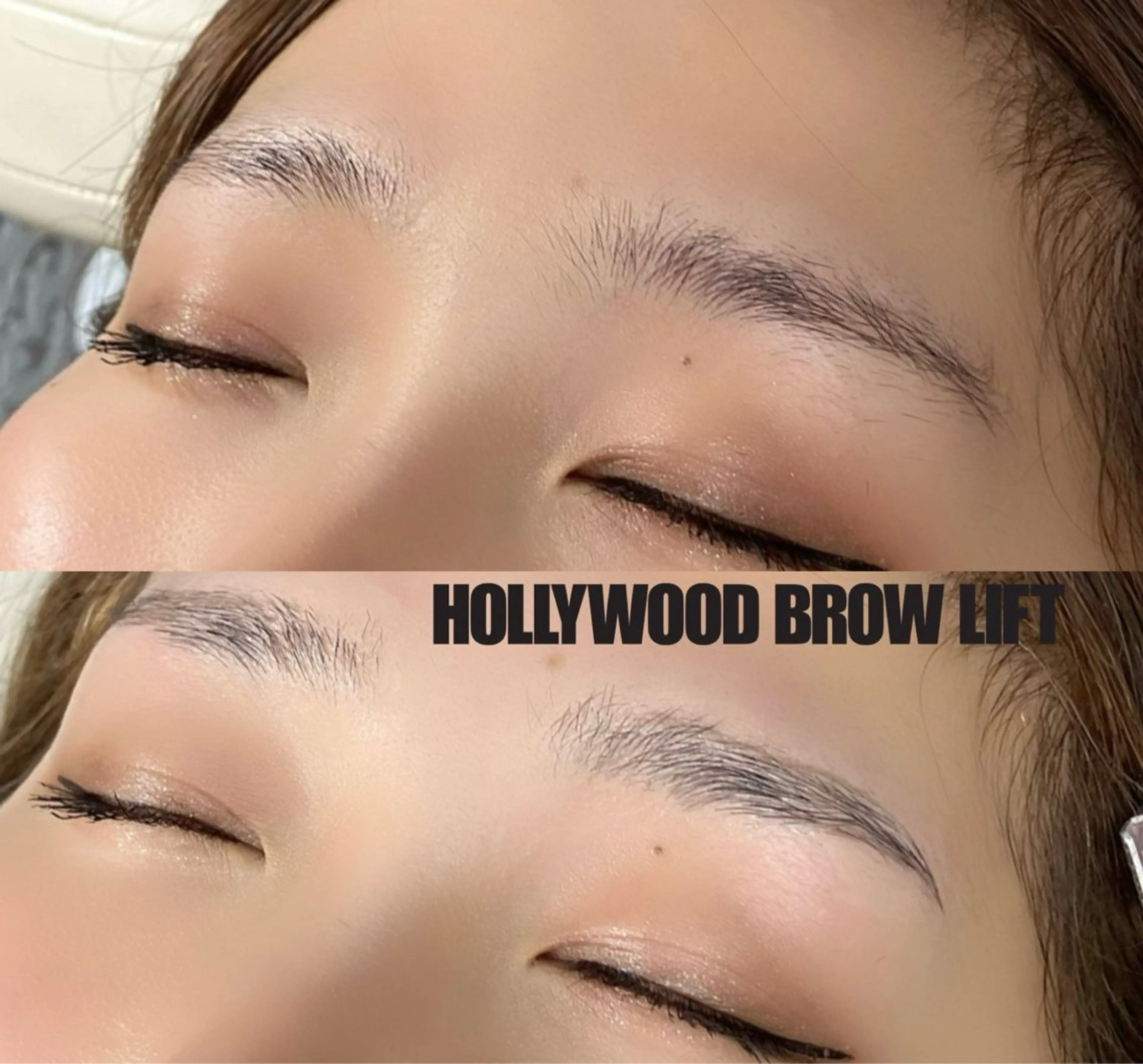 アイブロウ ハリウッドブロウリフト 眉毛ワックス脱毛 Briller @odawaraのマツエク・マツパデザイン