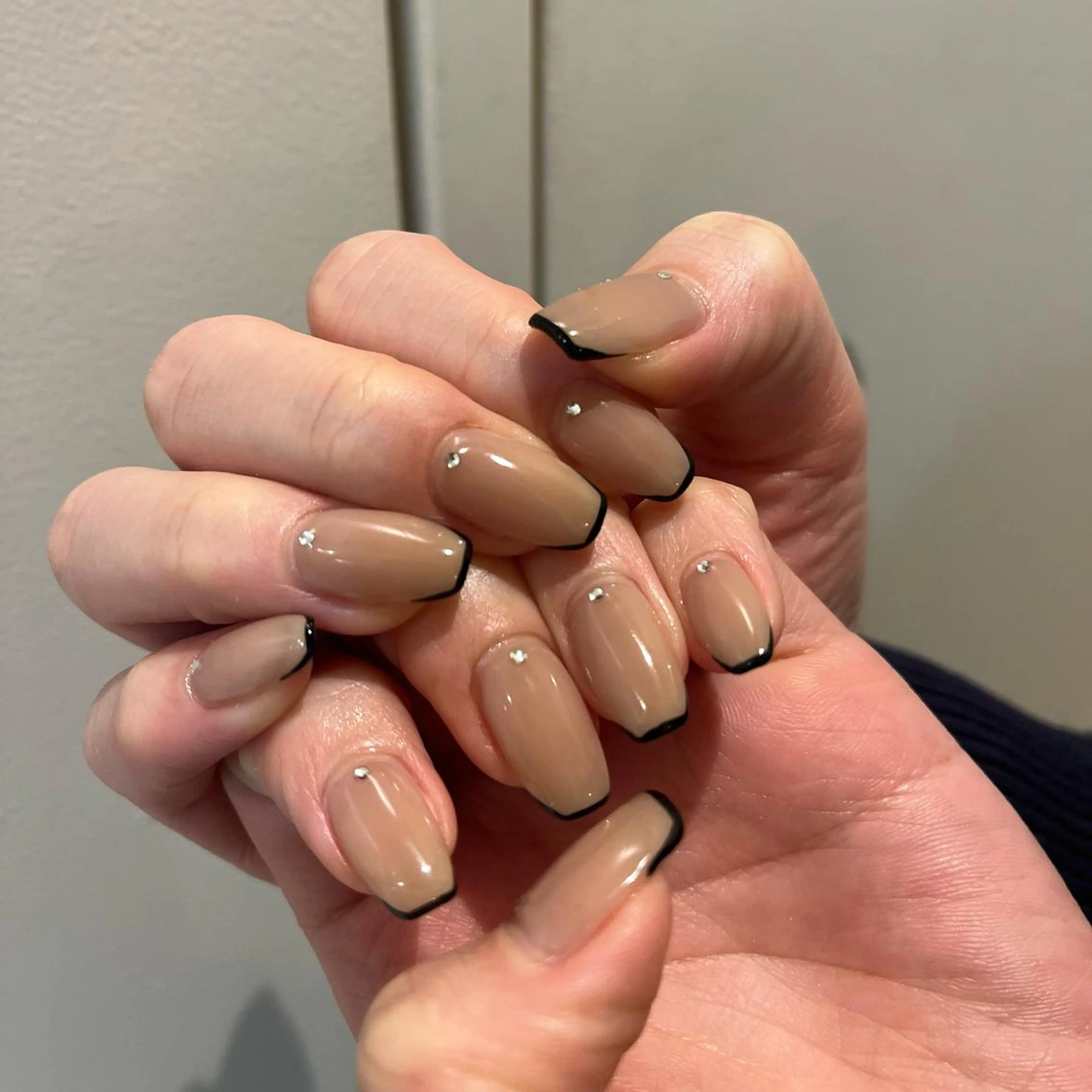 ネイル フレンチネイル ハンドネイル Momone ／渋谷／パラジェルのネイルデザイン