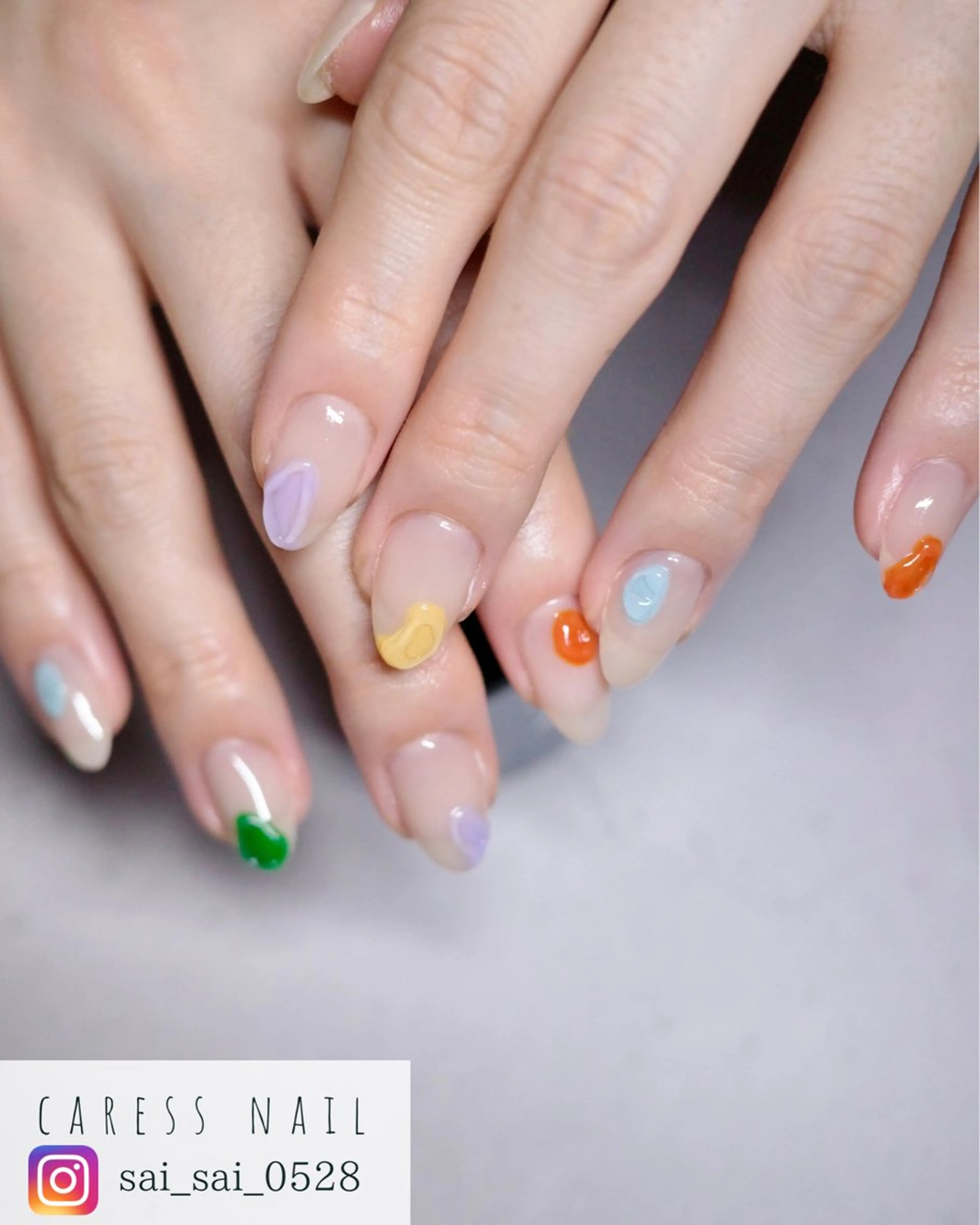 ネイル caress  nail カレスネイル　代々木上原所属・カレスネイル さいのネイルデザイン