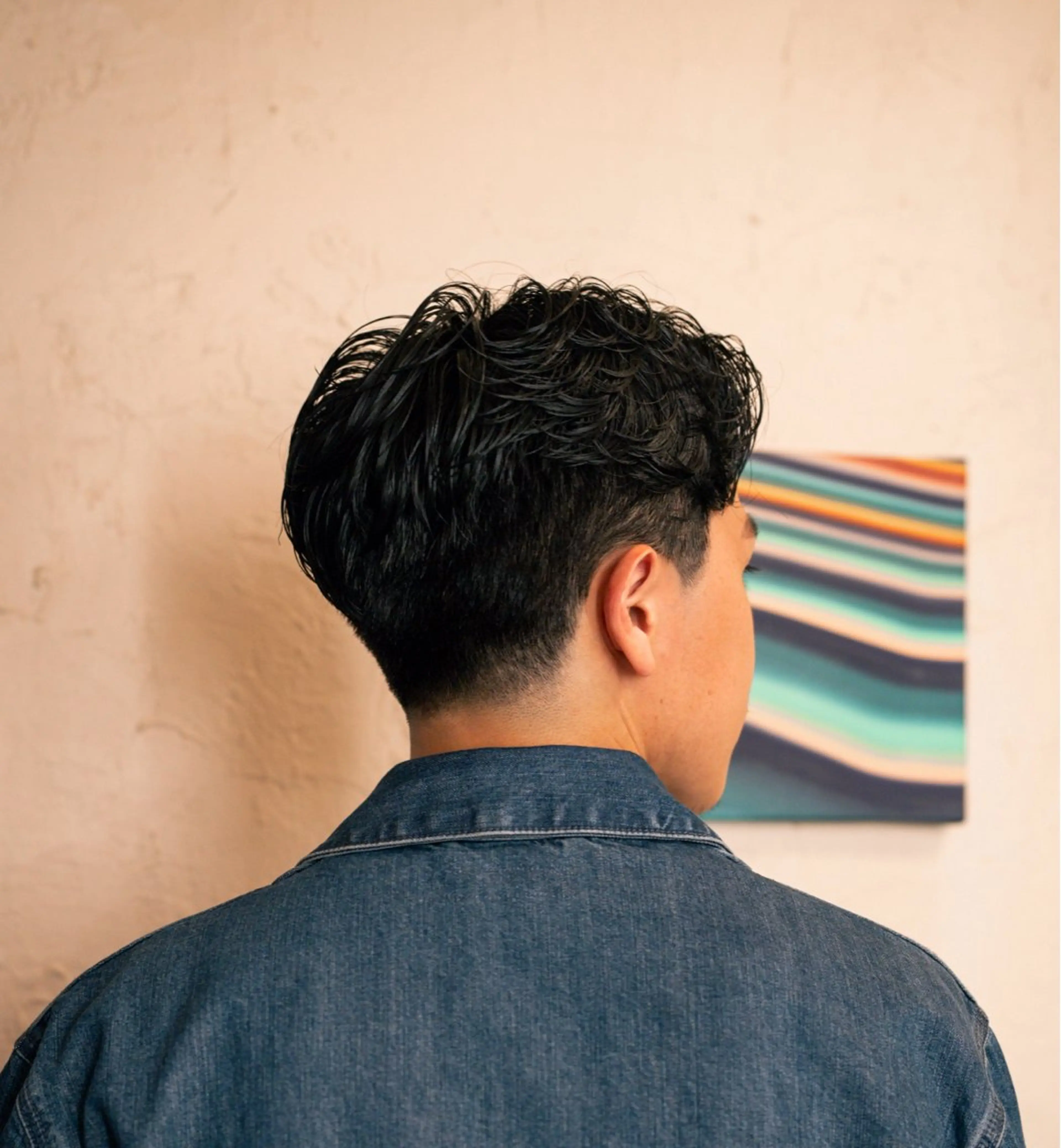 ショート カラー パーマ メンズ メンズパーマ カット パーマ 🔗メンズサロン🔗 Kieのヘアスタイル