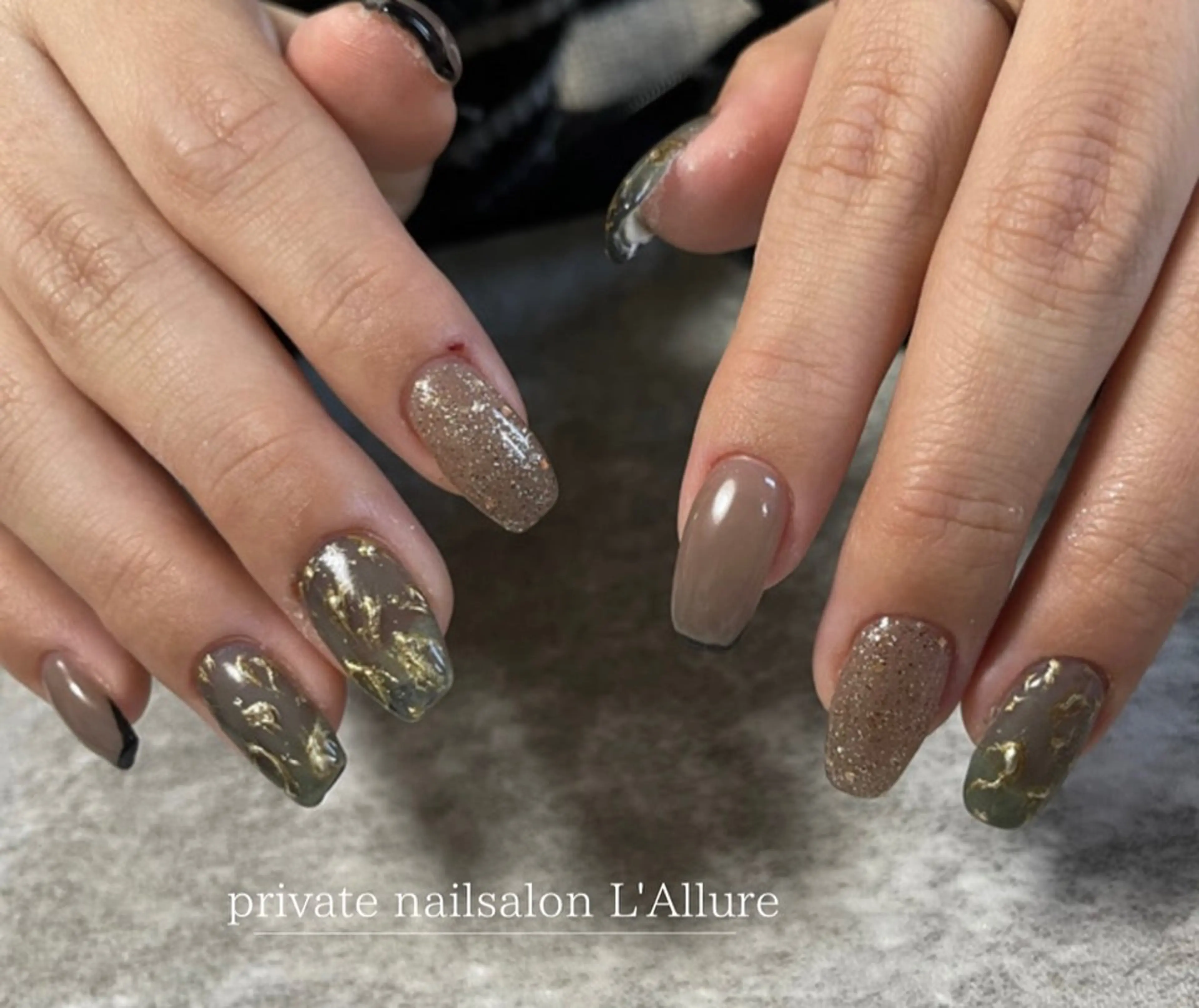 ネイル フットネイル nailsalon -L'Allure-のネイルデザイン