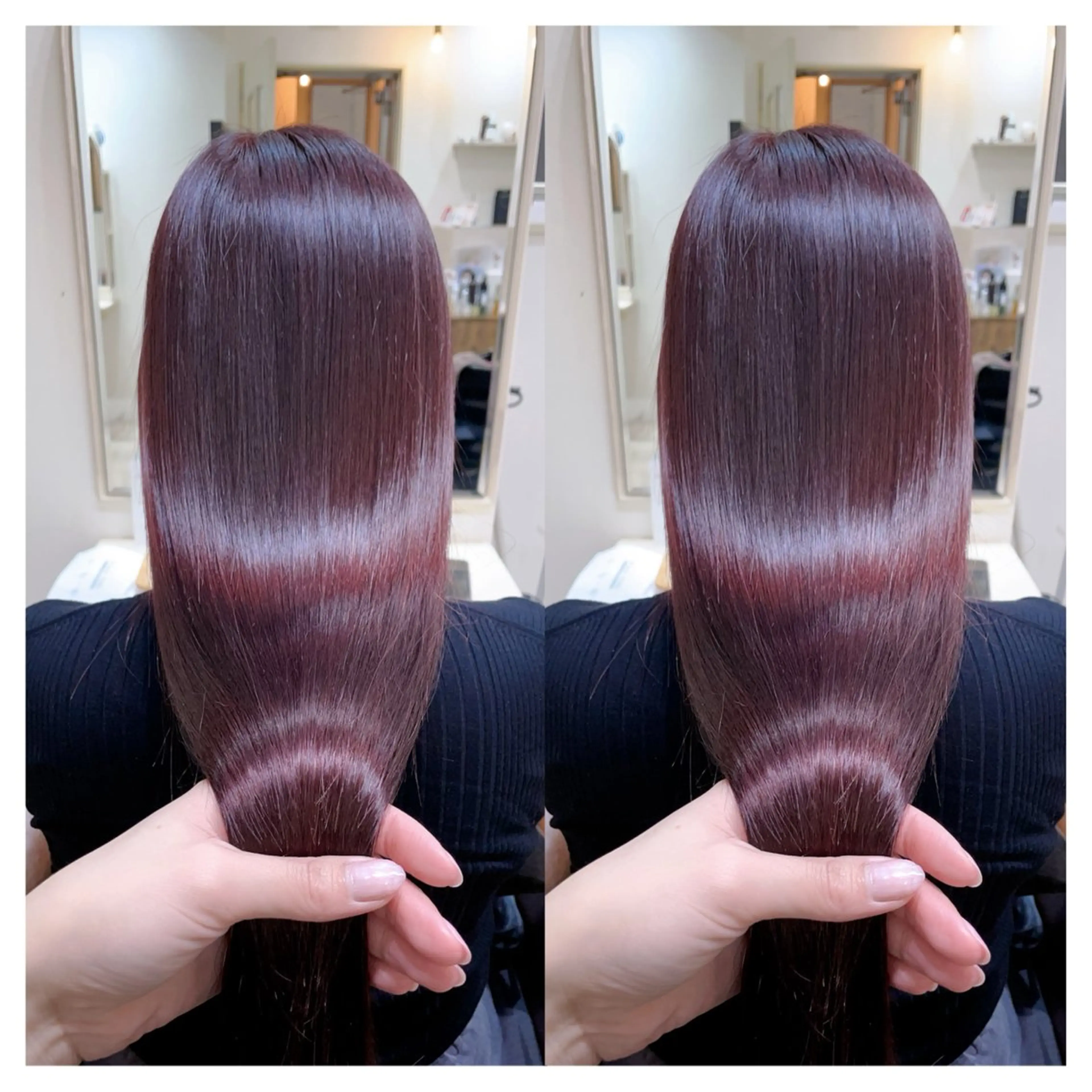 ロング カット ヘアカラー トリートメント 村山 茉衣のヘアスタイル