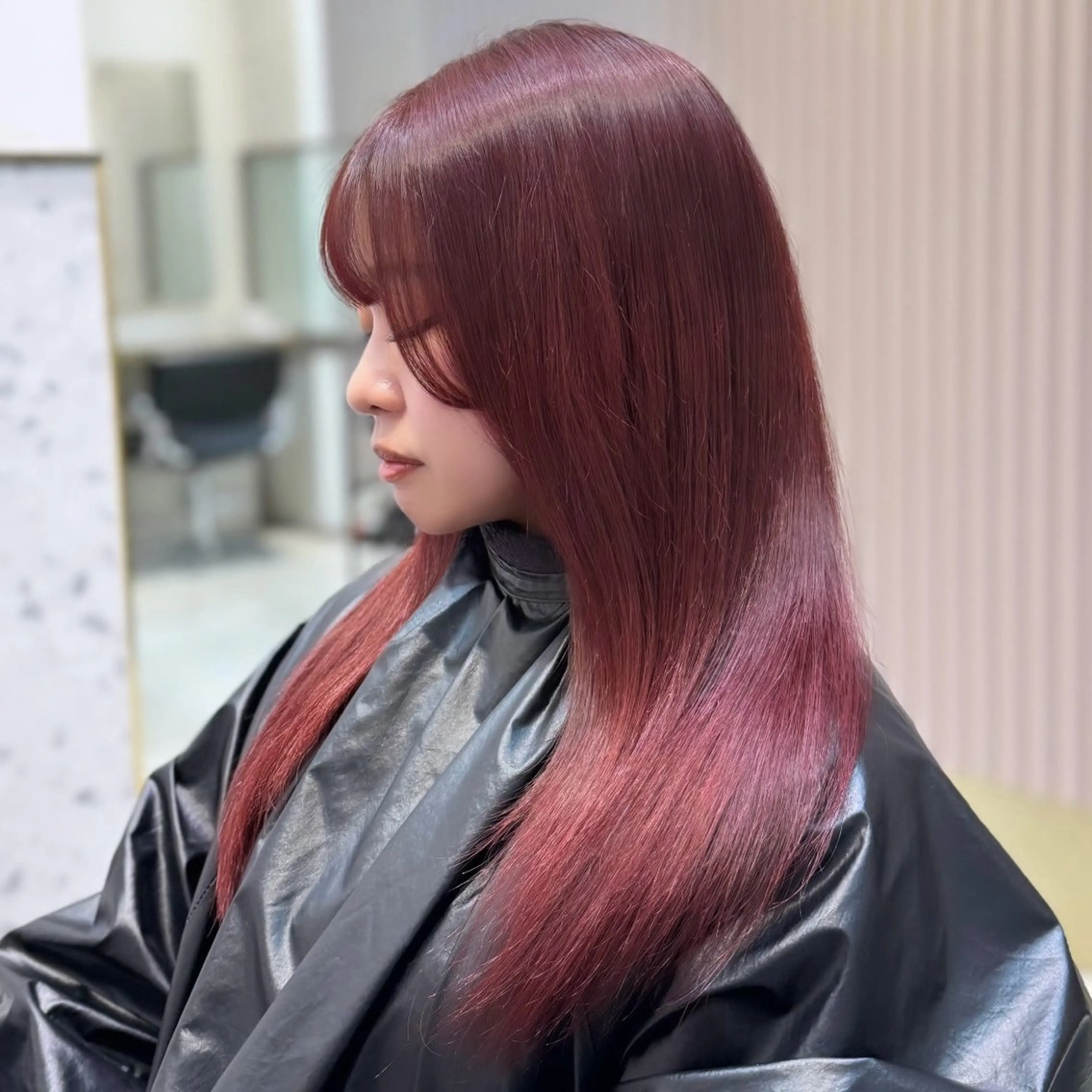 セミロング カラー ヘアアレンジ GO TODAY SHAiRE SALON  原宿verno店所属・完全💗マンツーマン marinのヘアスタイル