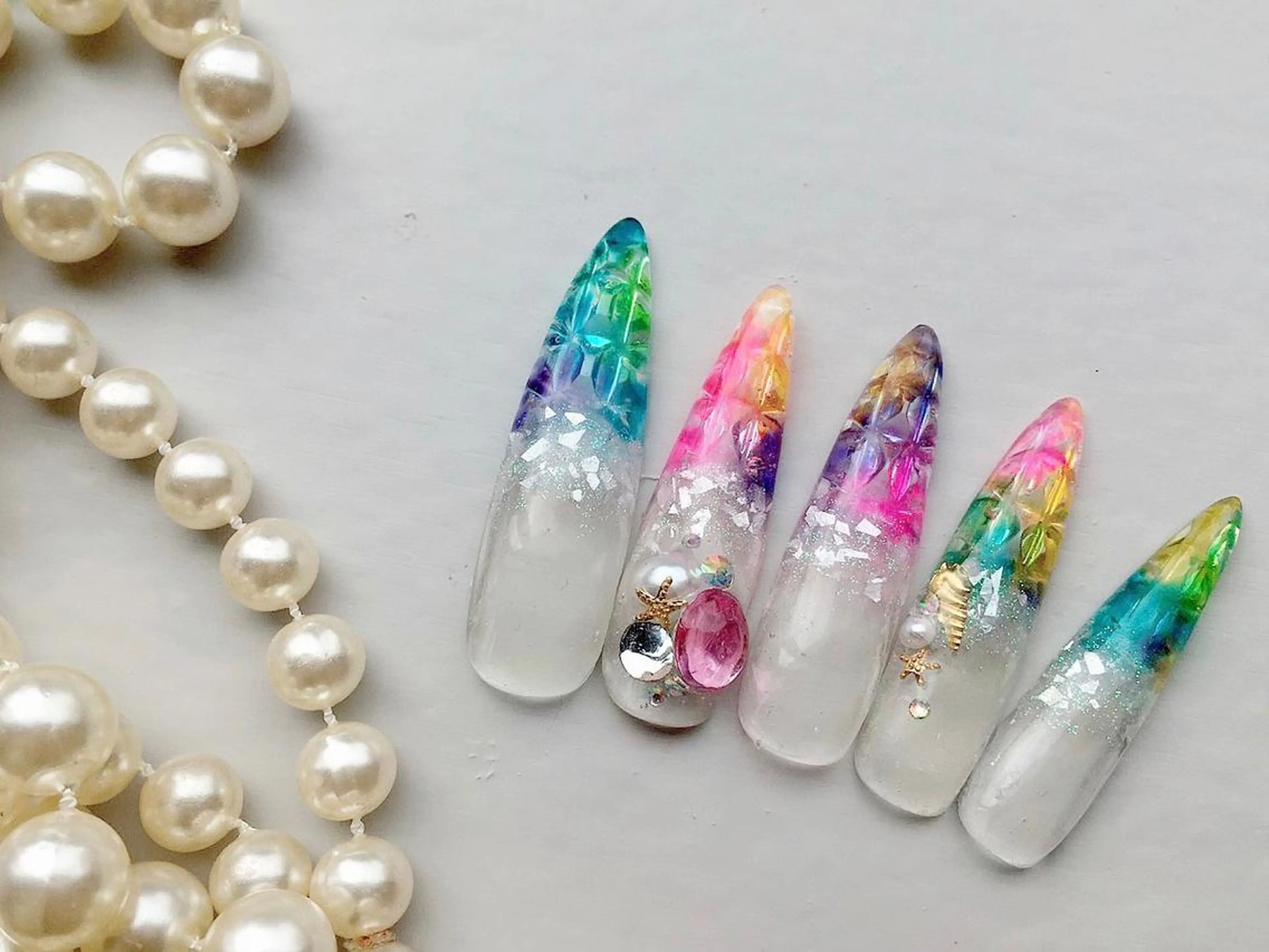 ロング sugar plum 【スカルプ人気店】のネイルデザイン