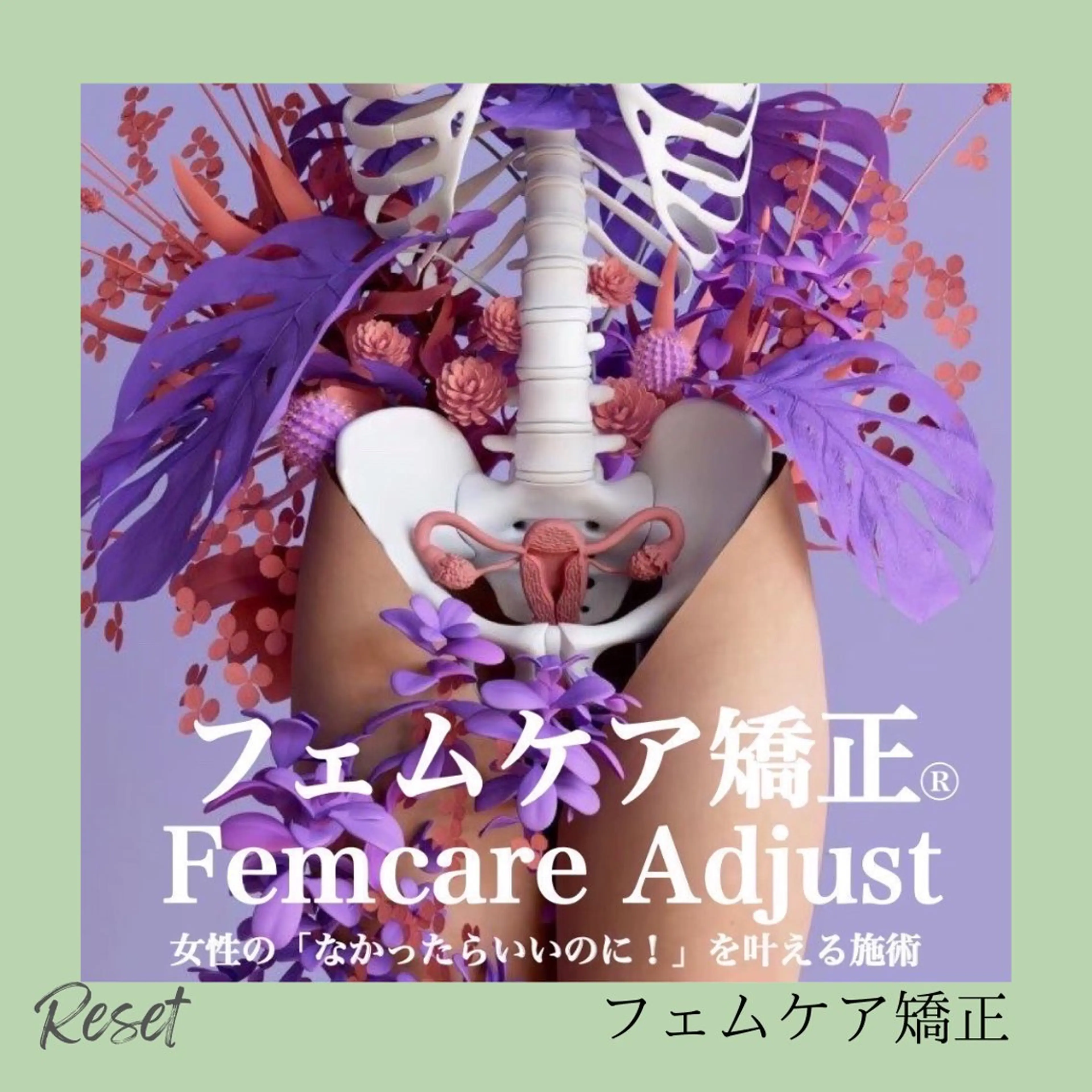 【初回特別お試し価格/フェムケア矯正®︎】話題のフェムケア矯正®︎💜歪みにアプローチ！ボキボキなしの美容・骨盤矯正の写真