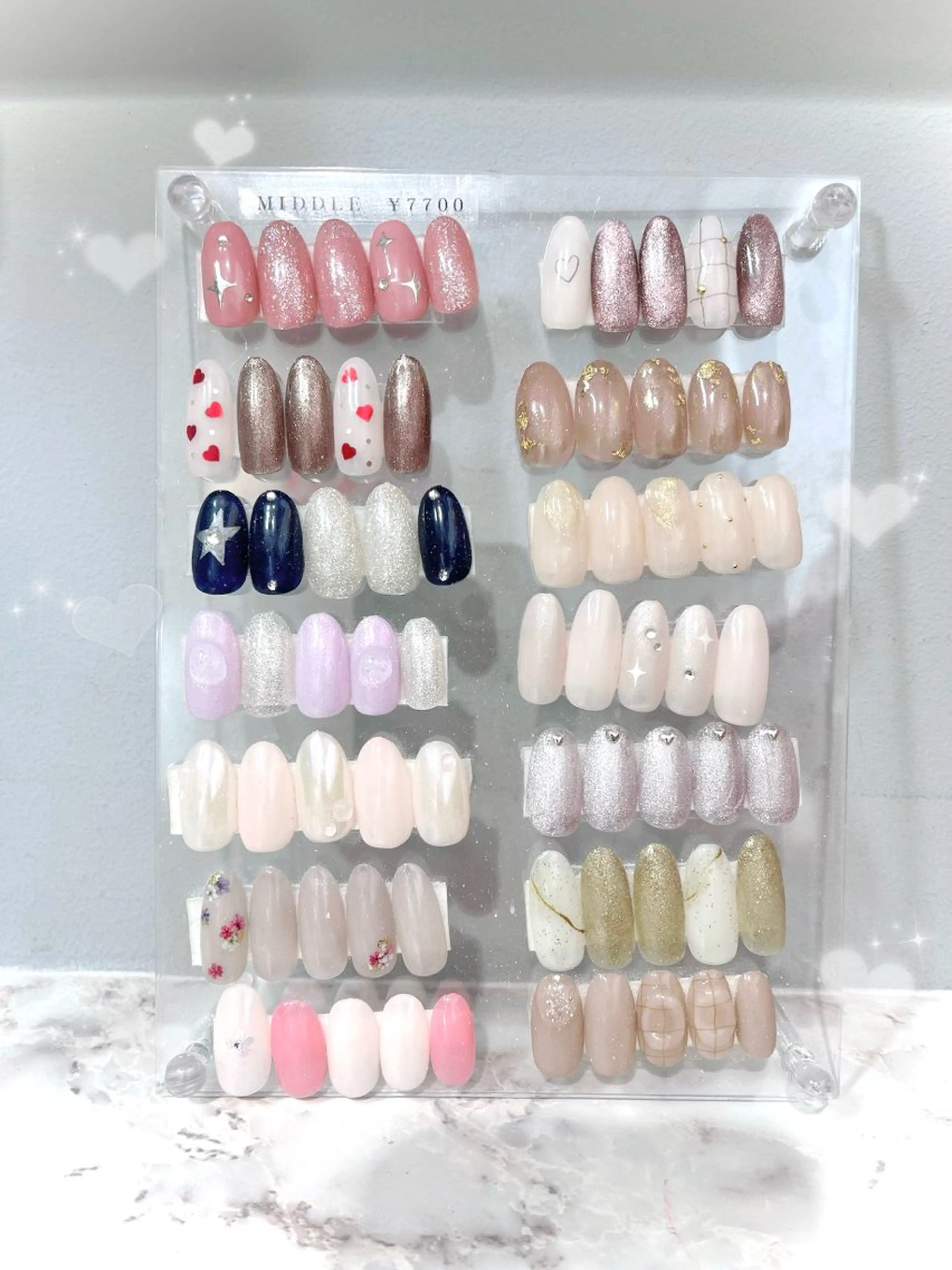 [オフあり🌸ྀི]ハンド定額ミドルデザイン🎀 ͗ ͗※詳細を必ずお読みください。の写真