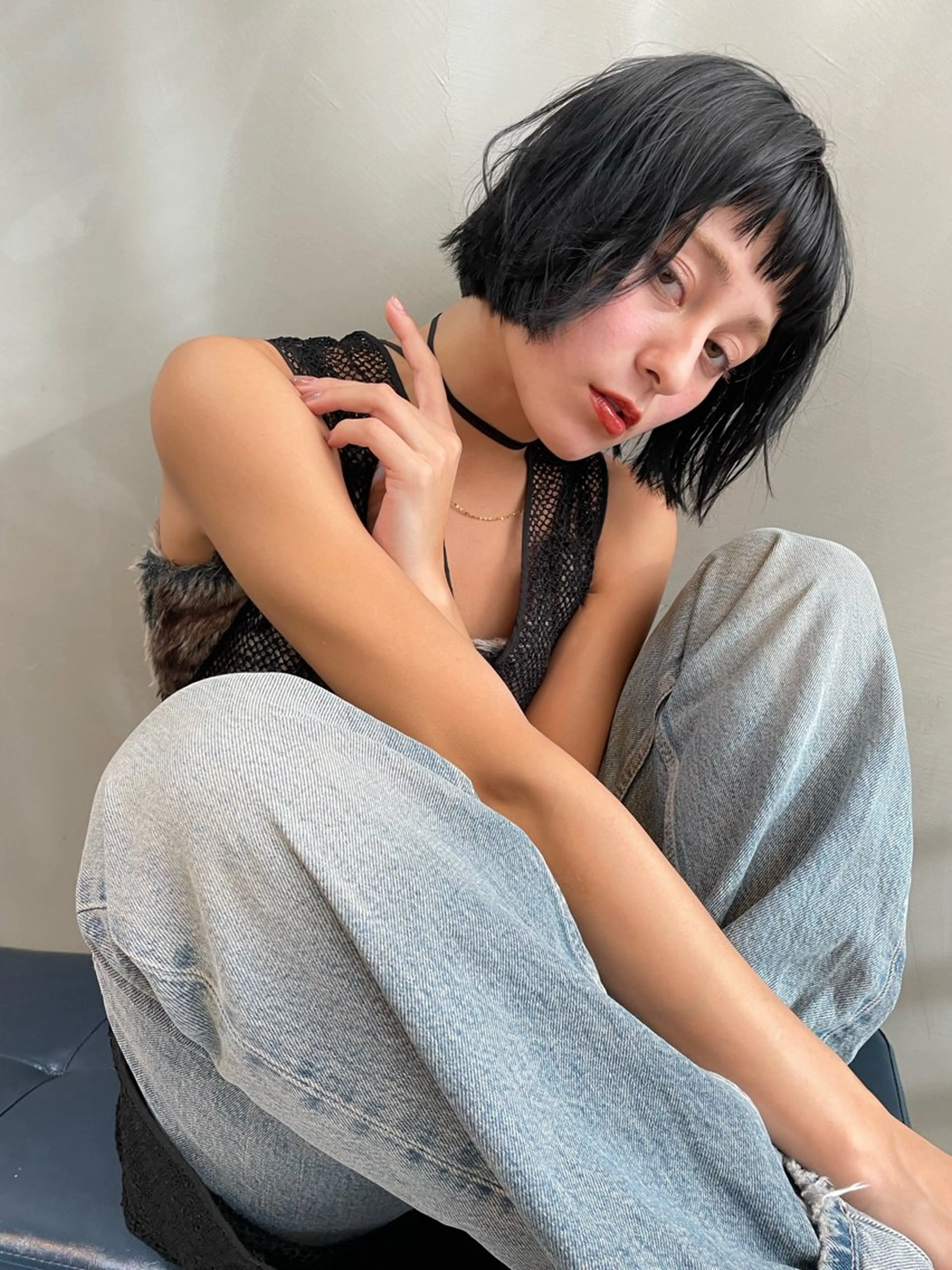 ショート カラー ショート/ボブ専門 宮脇美奈/南船場のヘアスタイル