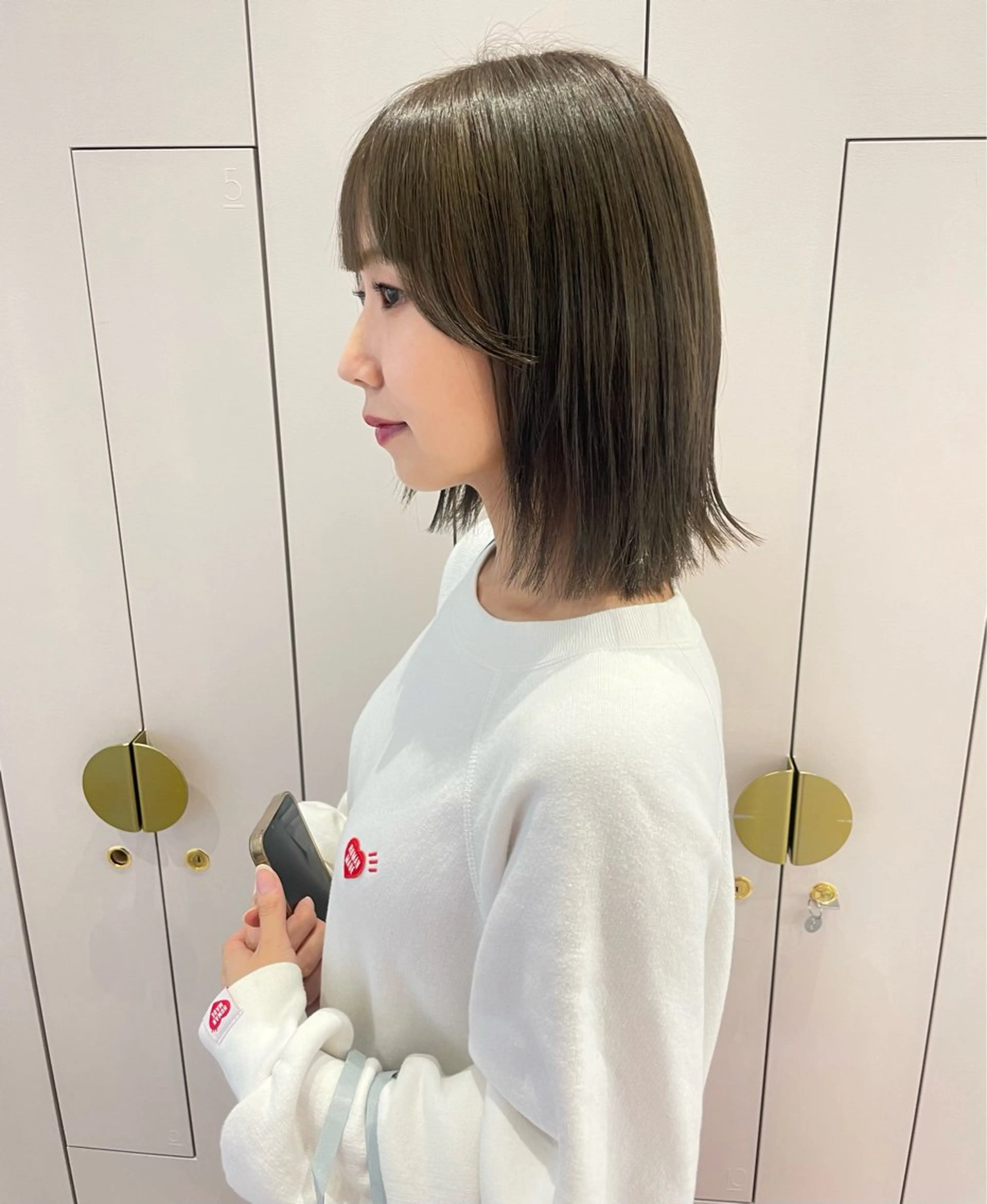 ショート カラー ヘアカラー 暖色/オリーブカラー /中村未来🍒🫒のヘアスタイル