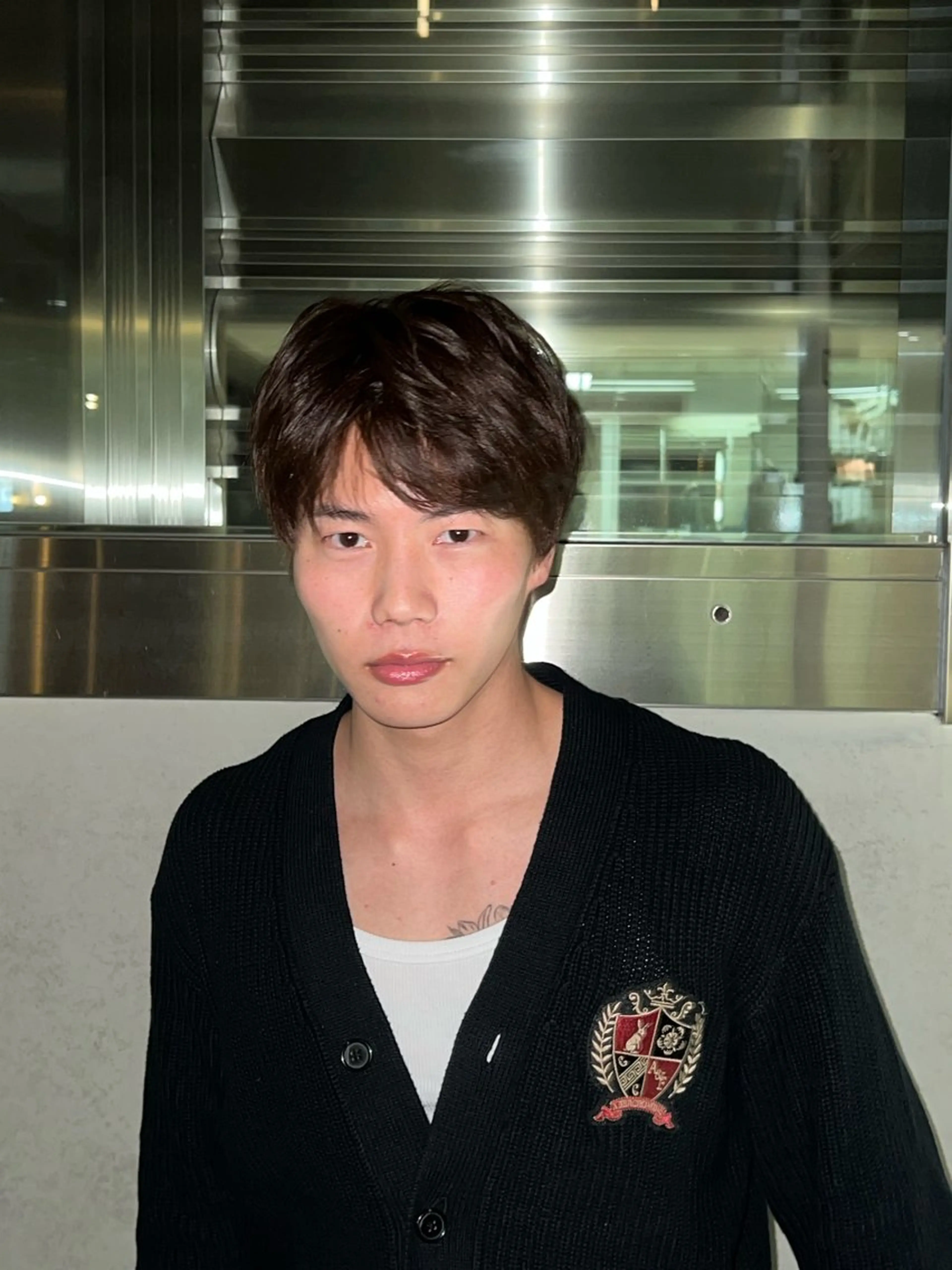 カラー メンズ ヘアカラー トリートメント hair &beauty ien.所属・KAISEI 表参道のヘアスタイル