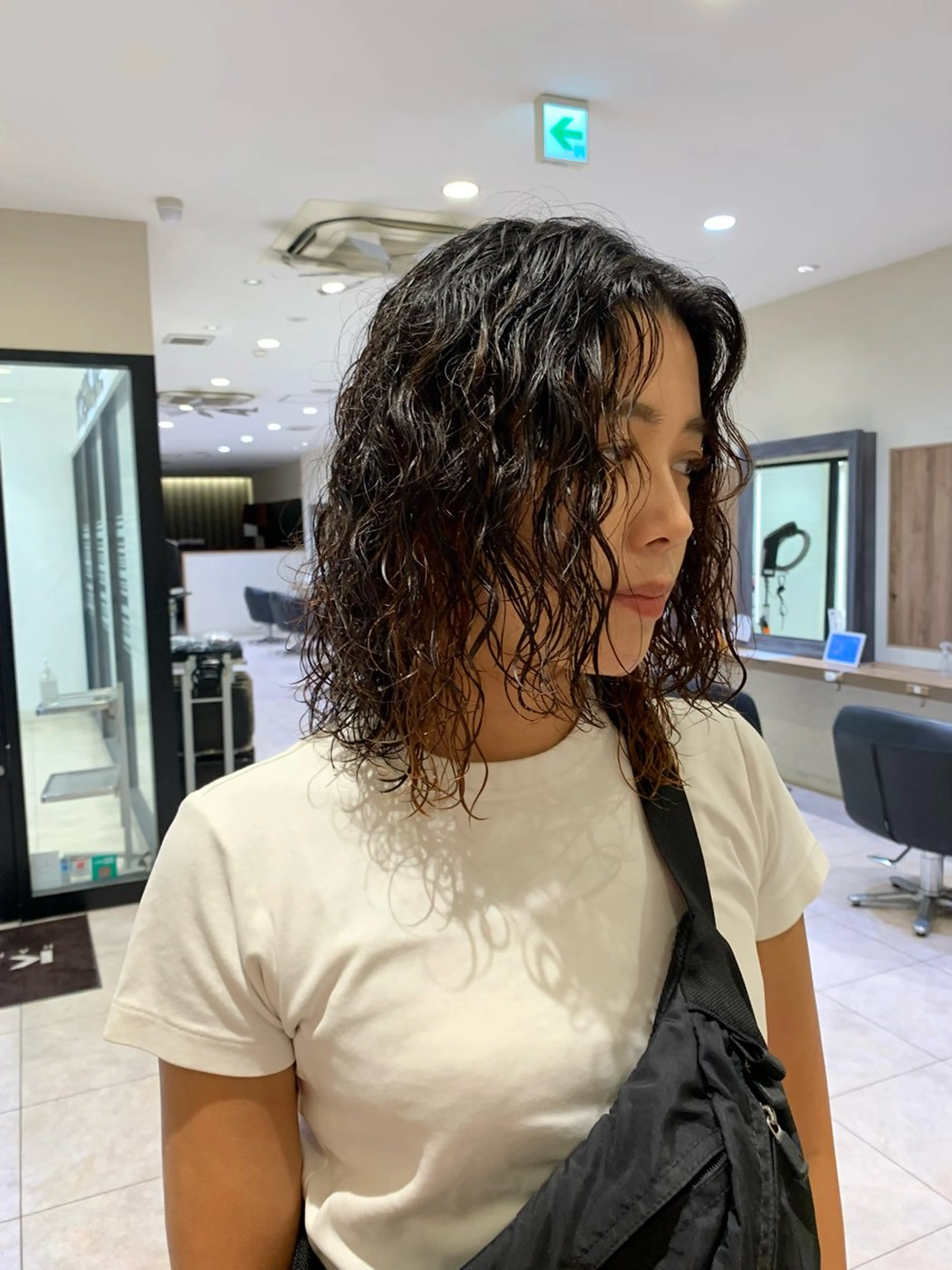 ミディアム パーマ パーマ 🌀perm / bob / RINAのヘアスタイル