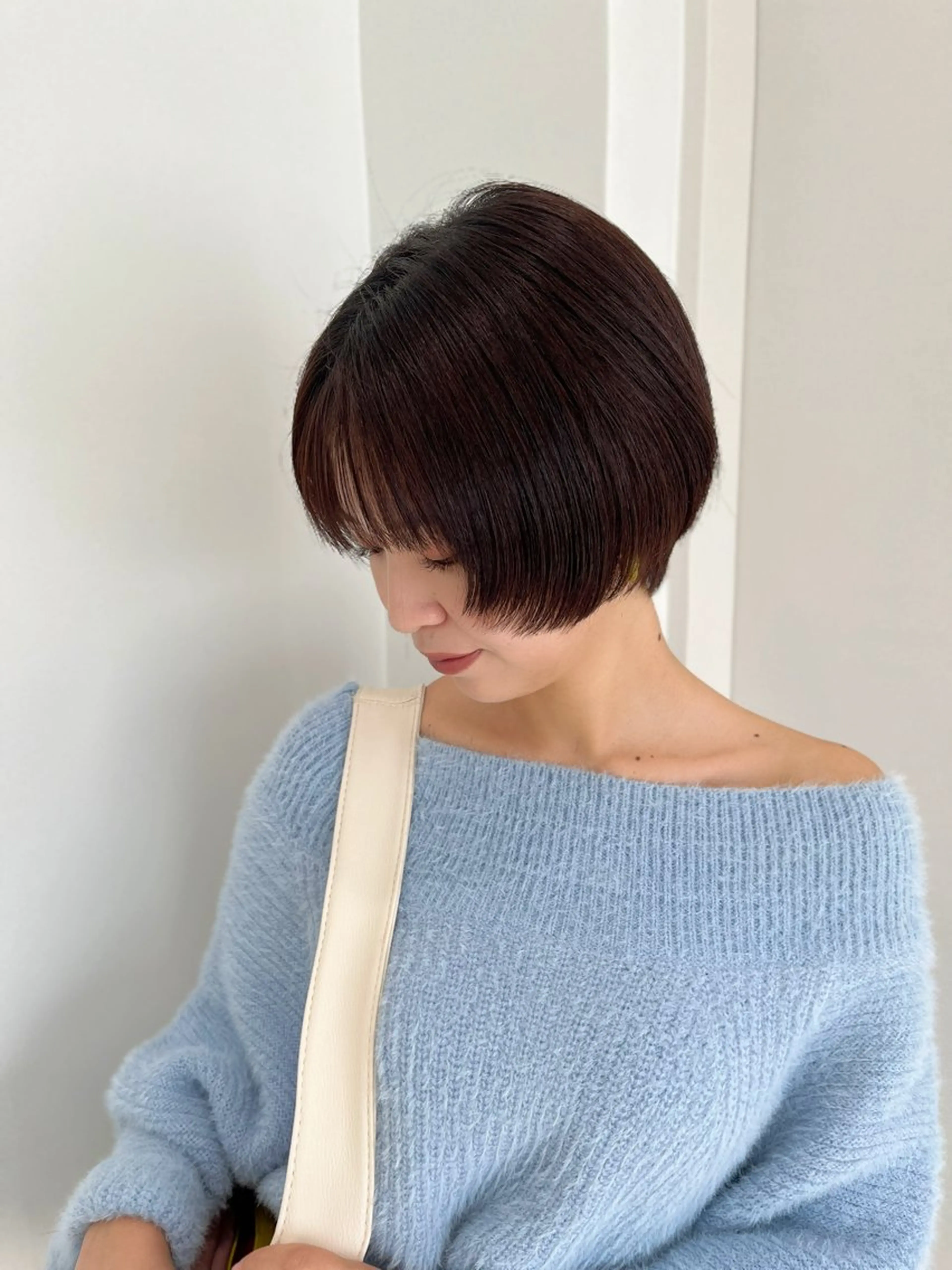 ショート 縮毛矯正/ハイトーン /パーマ/前原汐🎐のヘアスタイル