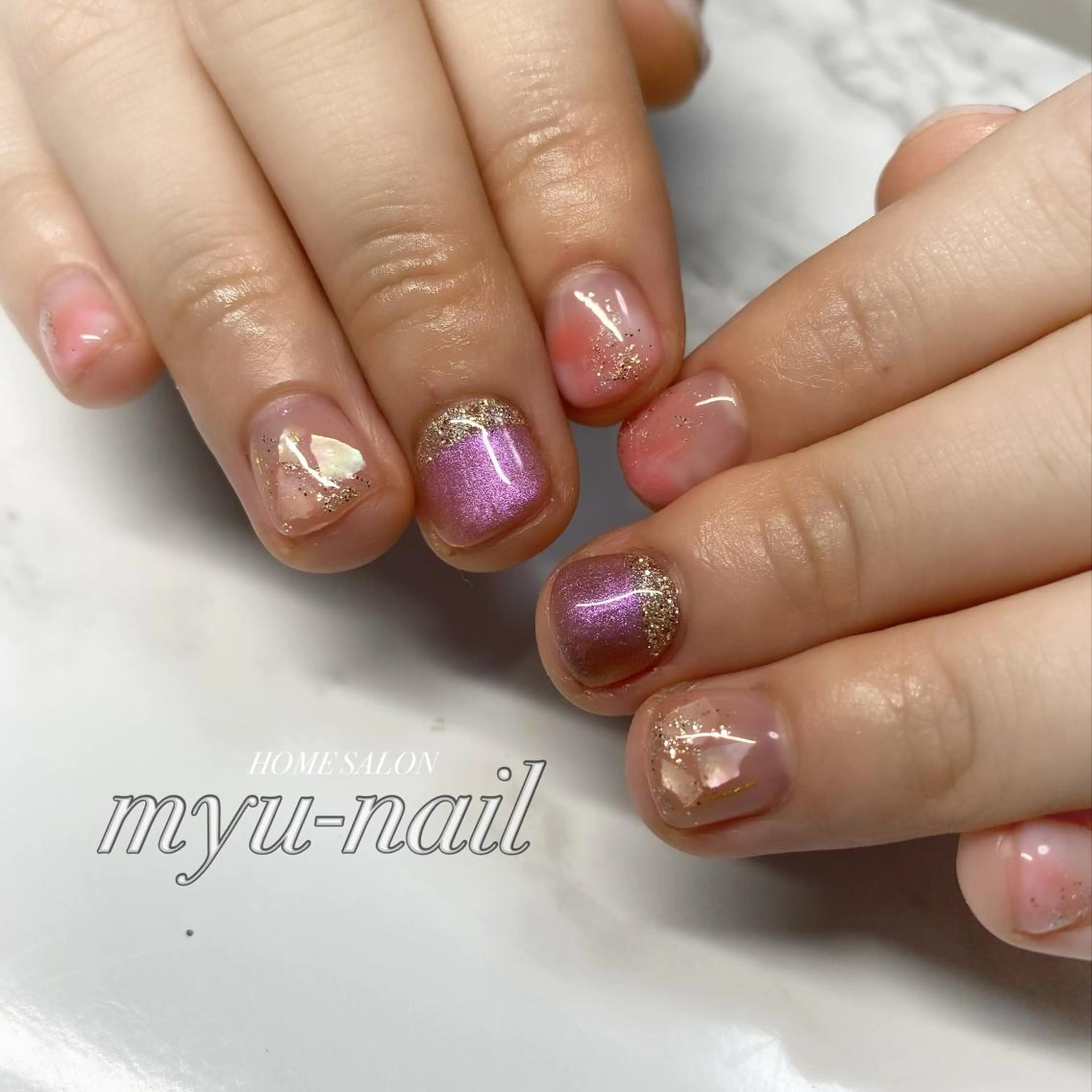 ネイル ホームサロン myu-nailのネイルデザイン