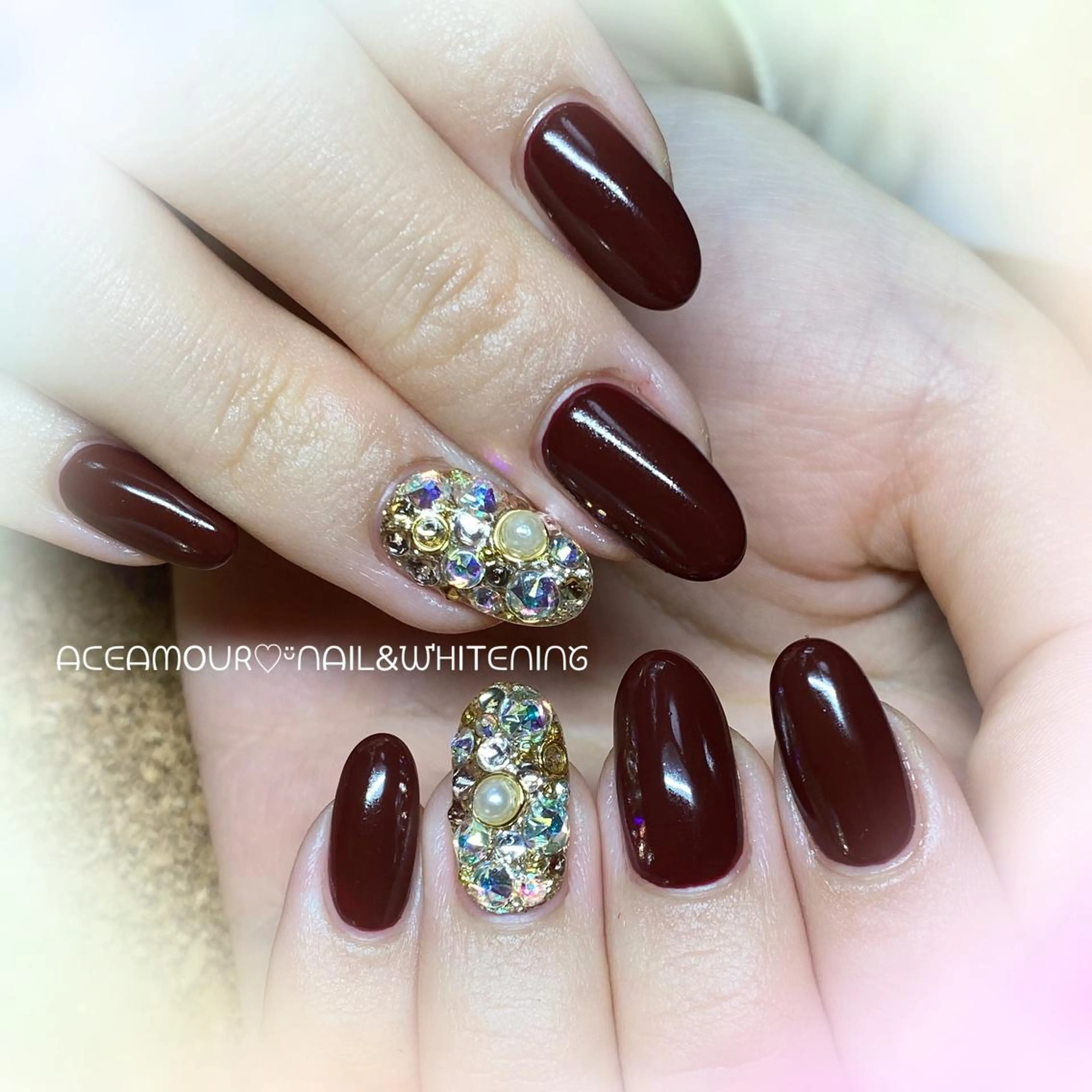 ネイル ネイル/耳つぼ /新ホワイトニングのネイルデザイン