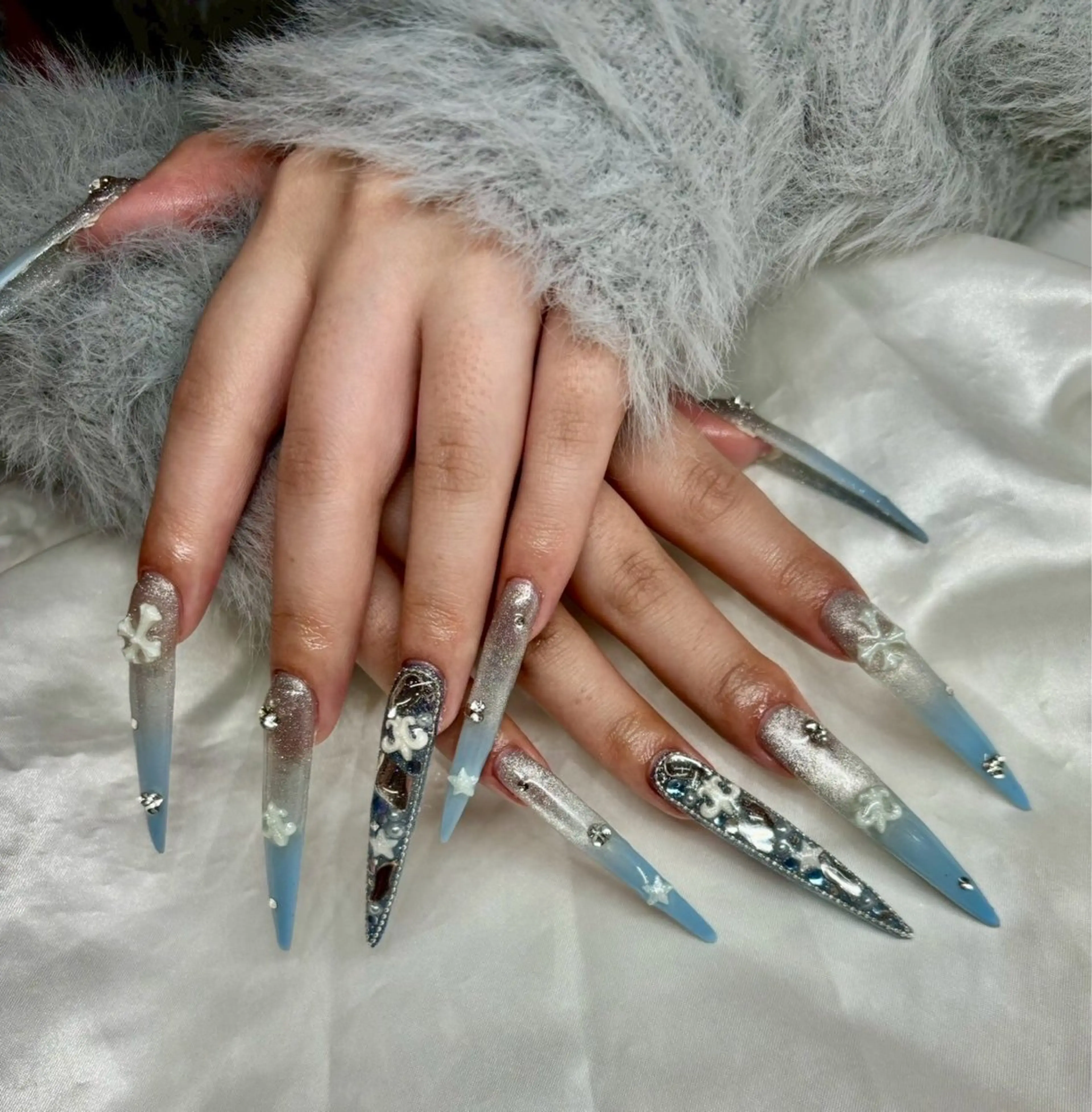 ロング ハンドネイル Ashliy大宮♡ アシュリーのネイルデザイン