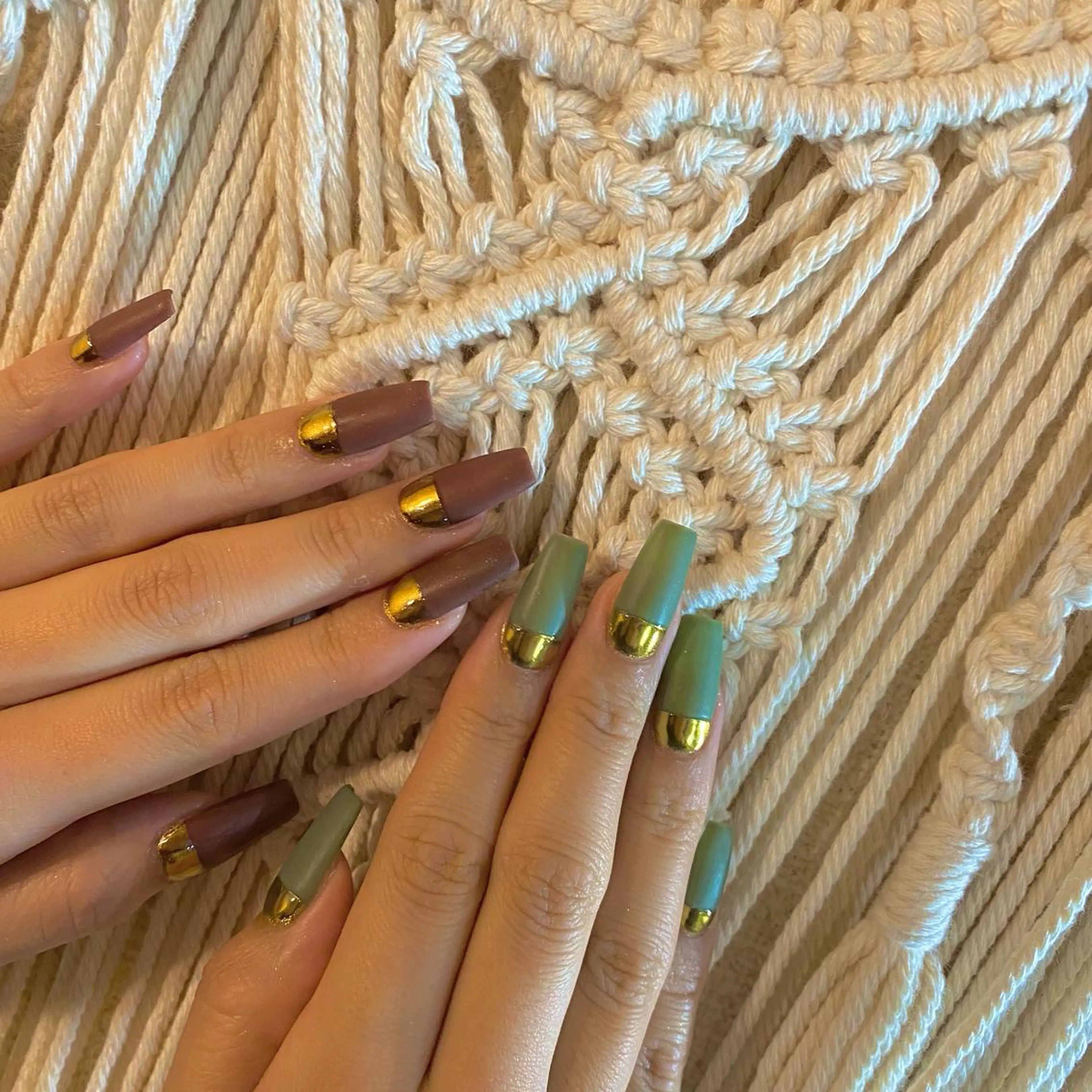 ネイル ハンドネイル Amber21.所属・Nagahama Akariのネイルデザイン