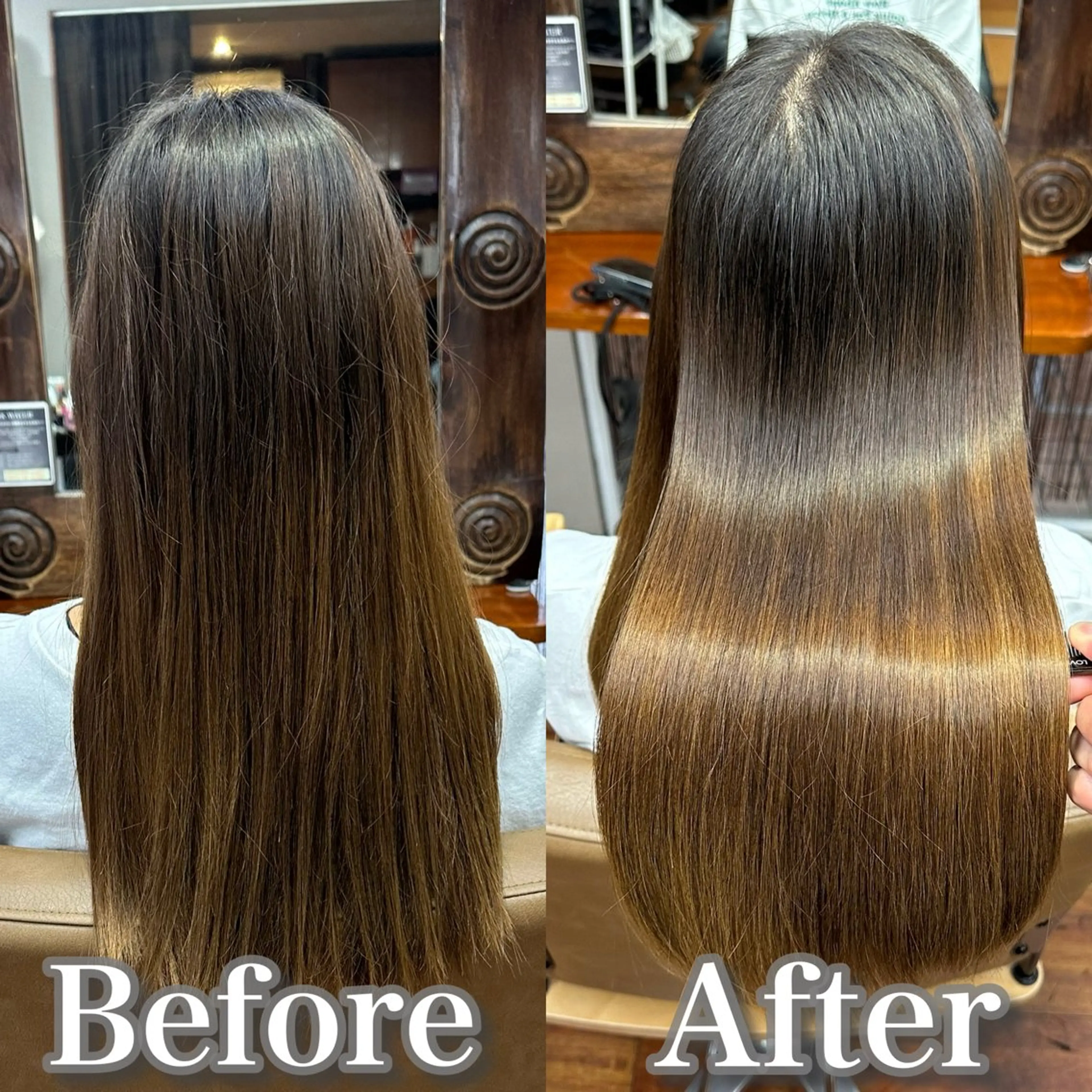 ロング くせ毛 縮毛矯正 縮毛矯正 ✨美髪矯正&ショート の小林✨のヘアスタイル