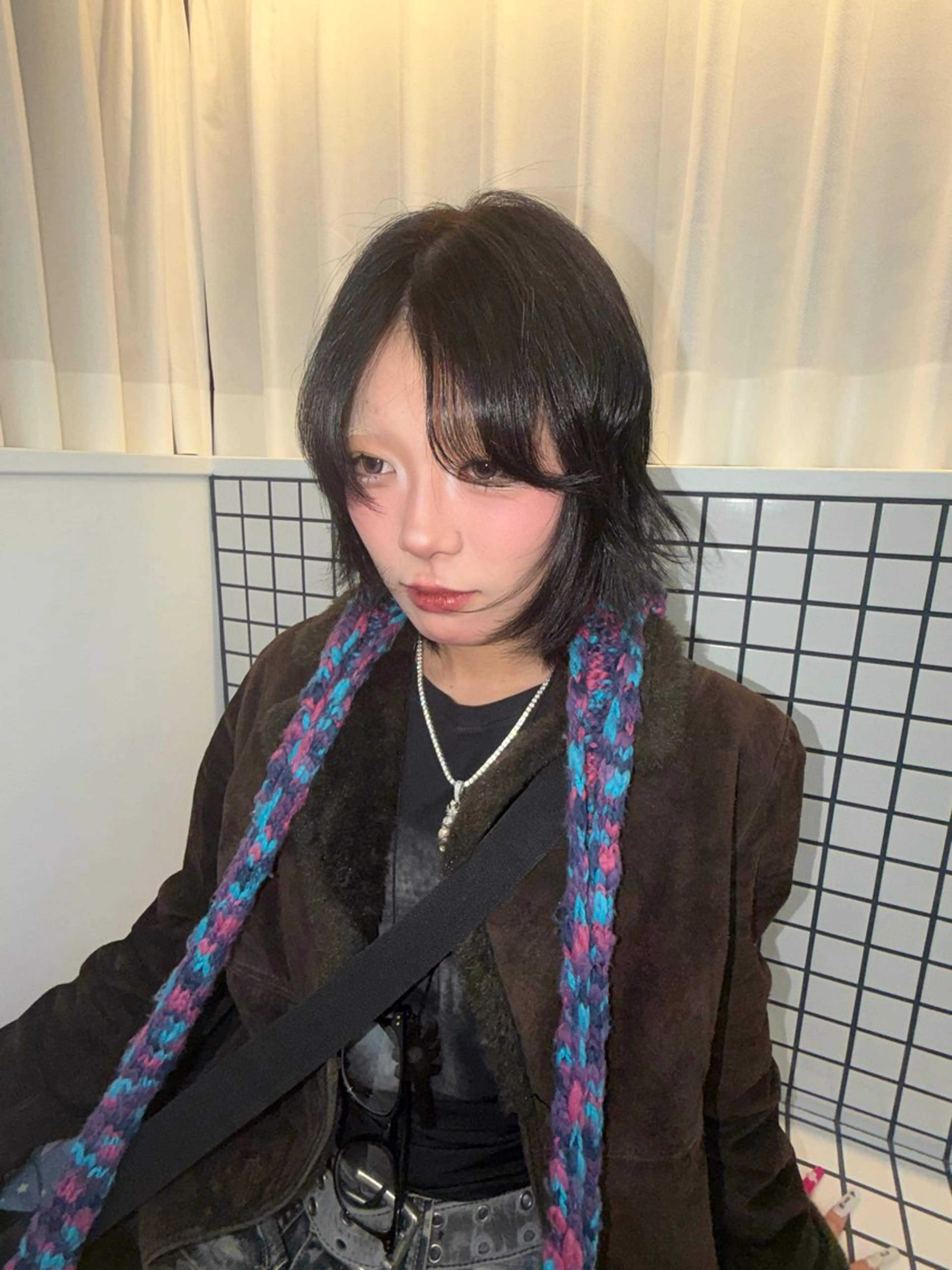 ショート ヘアカラー ひな 艶カラーのヘアスタイル