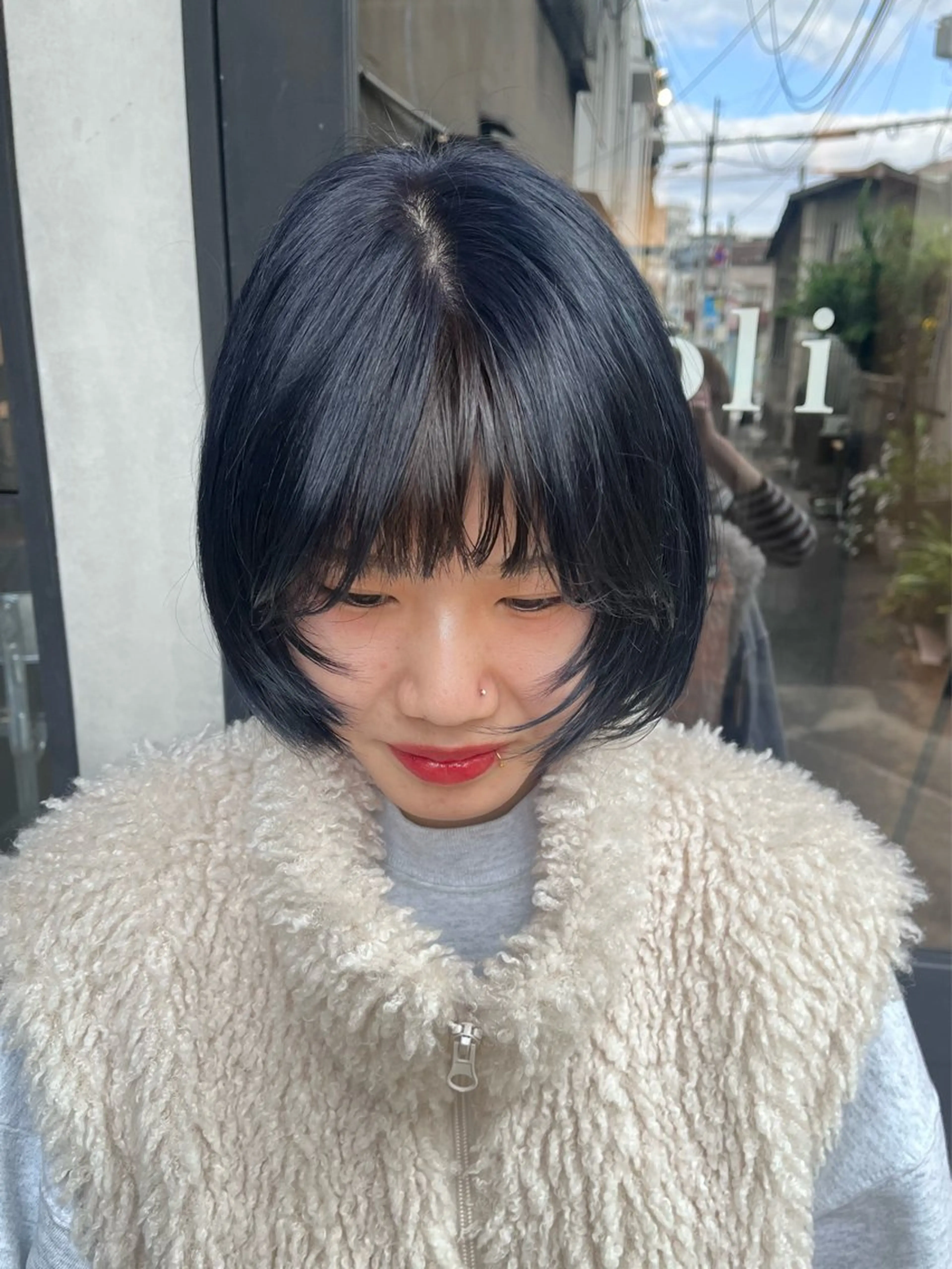 ショート ヘアカラー anri/梅田/ 透明感カラーのヘアスタイル