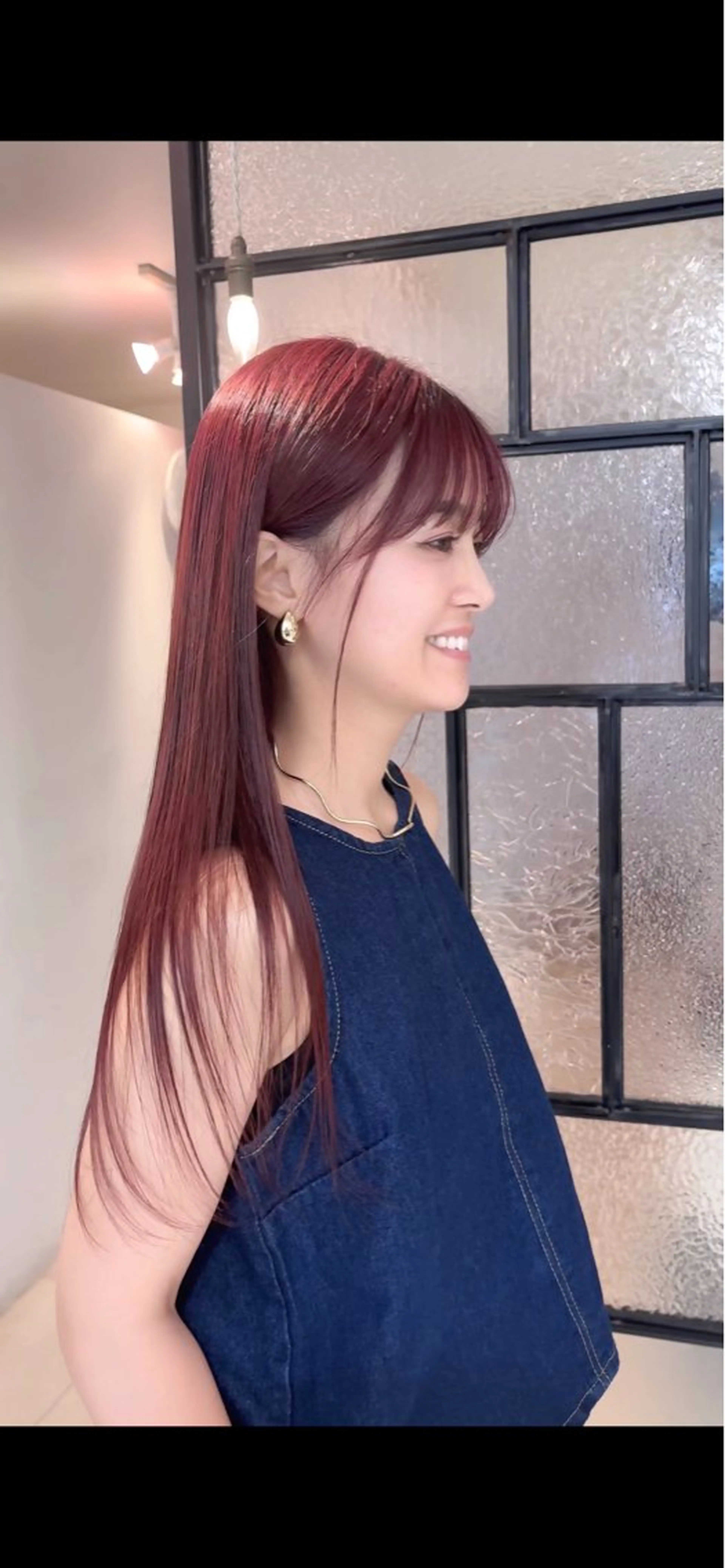 ロング カラー カット ヘアカラー トリートメント 平田 健一のヘアスタイル