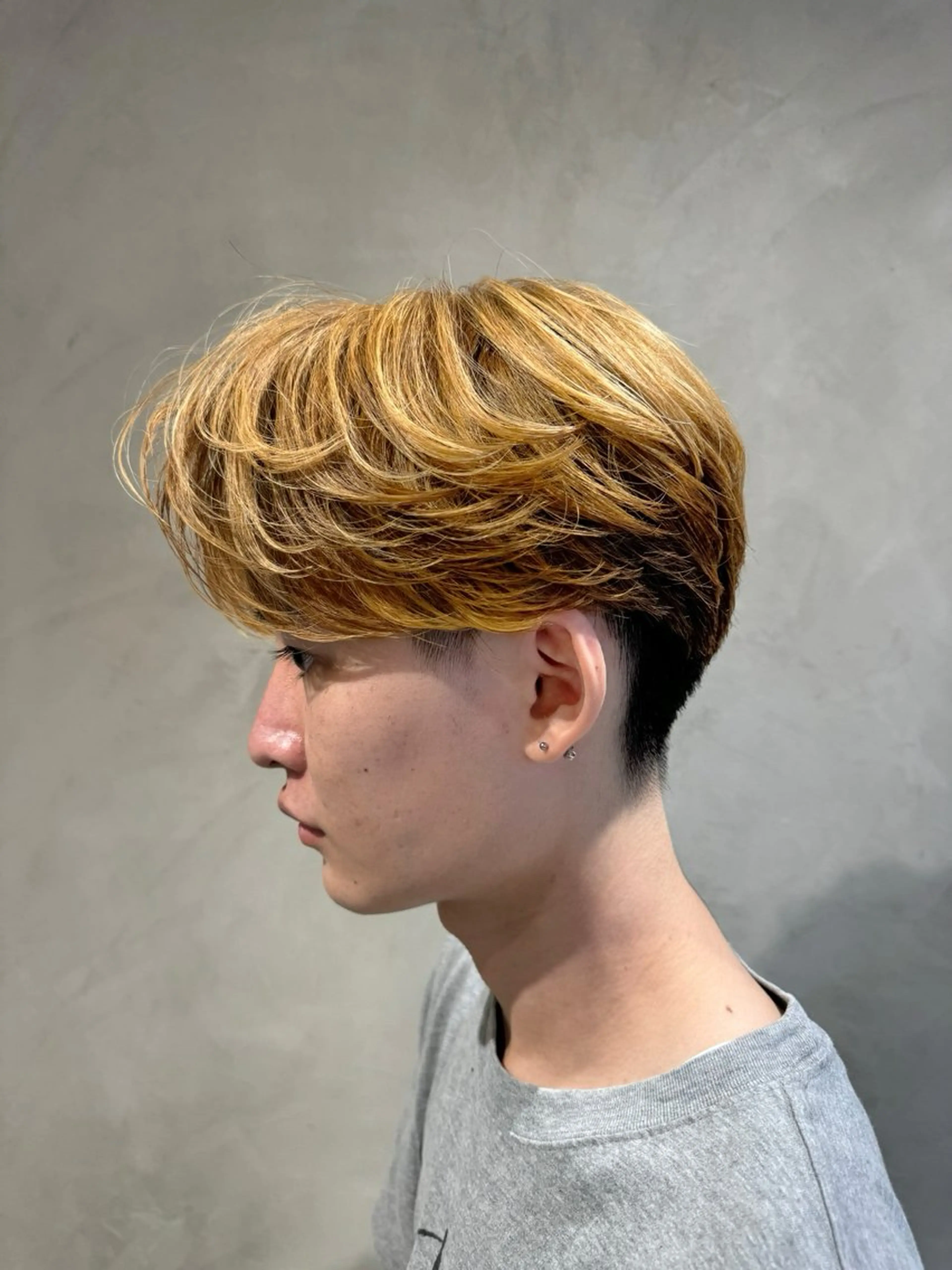 ショート パーマ メンズ センターパート メンズパーマ ニュアンスパーマ nico TOKYO 横浜所属・横浜/レイヤー/ カネコのヘアスタイル