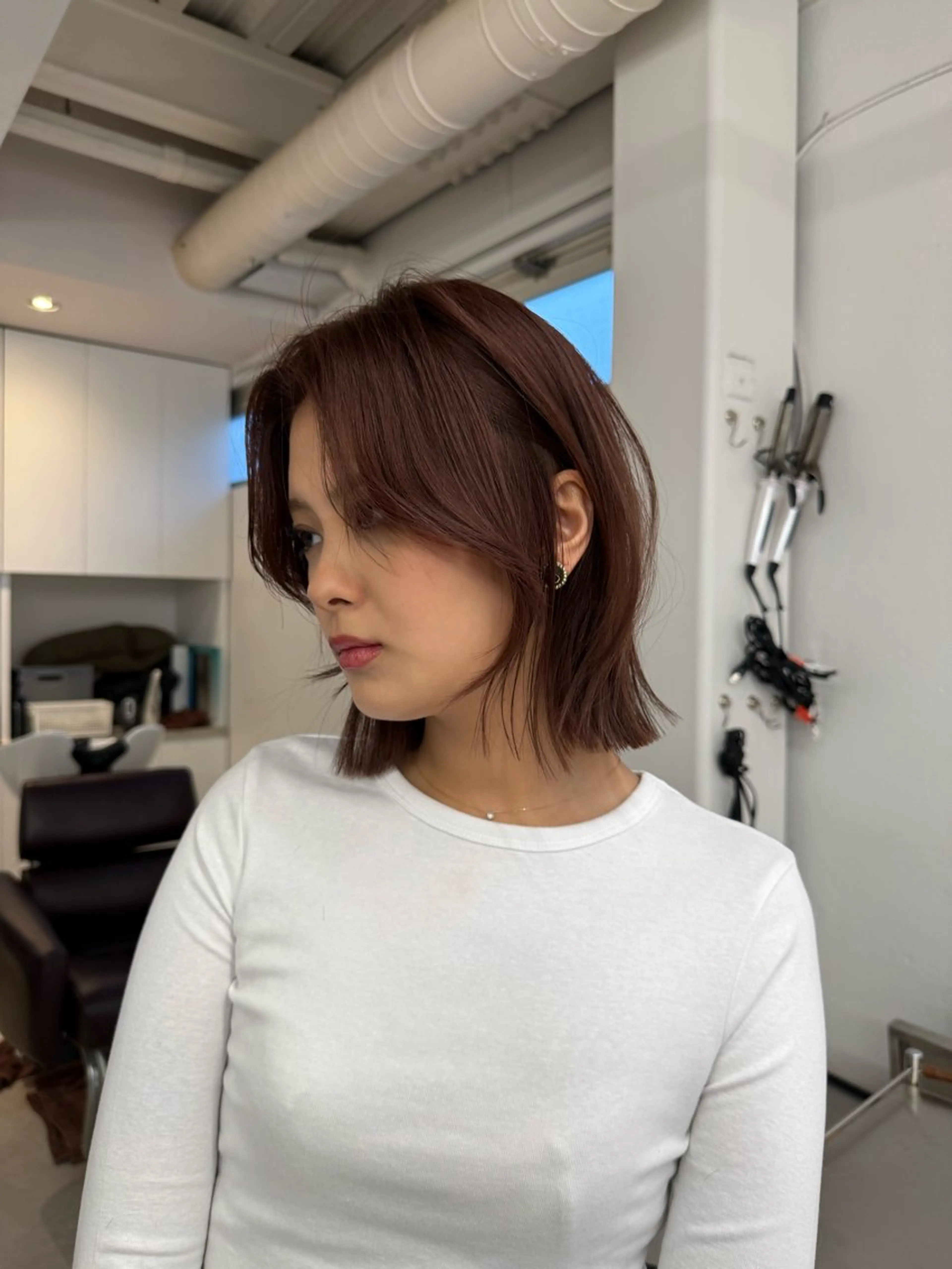 ミディアム カラー ヘアアレンジ ヘアカラー トリートメント 🦠デザインカラー/ 魚瀬あおい🦠のヘアスタイル