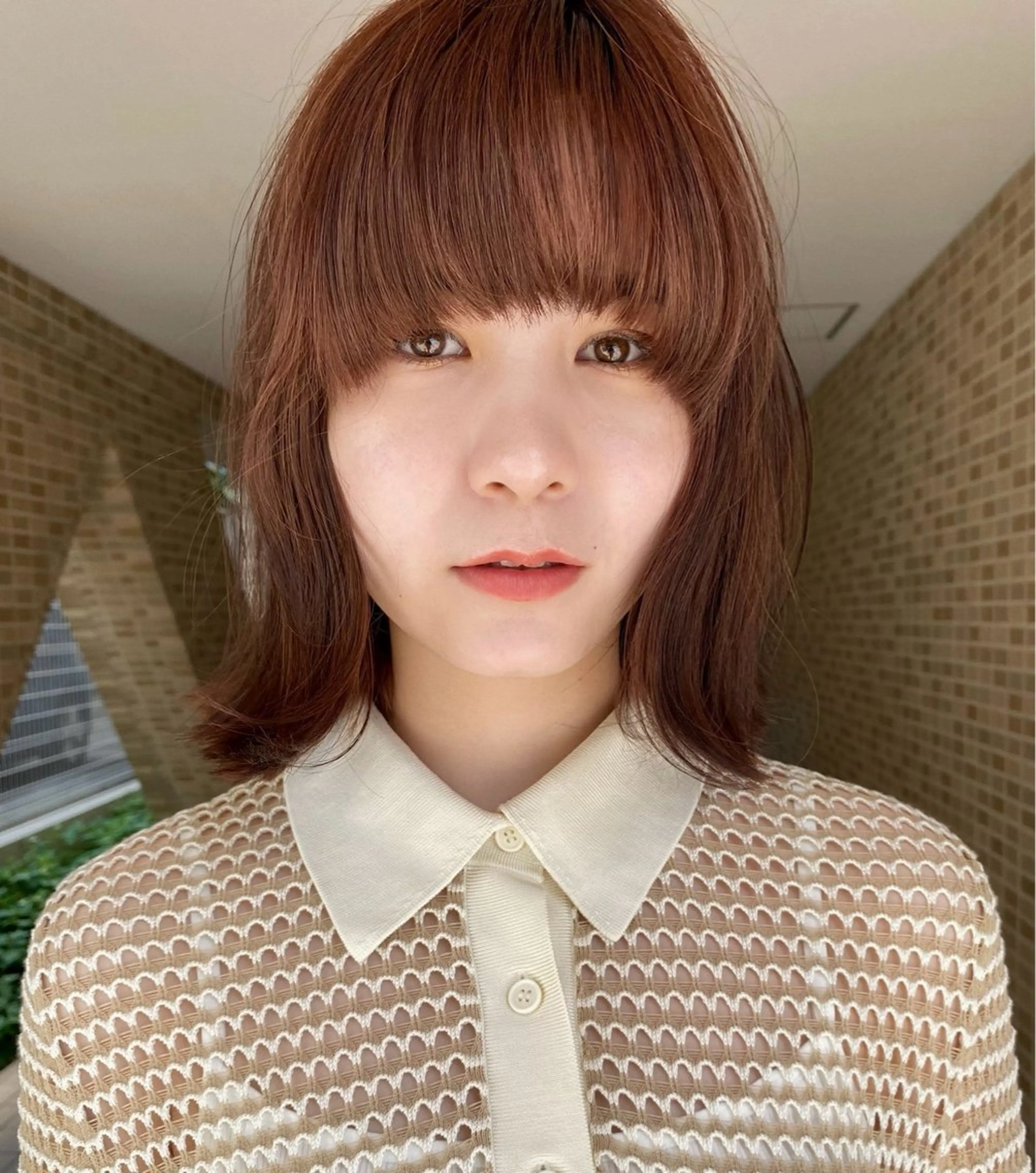 セミロング カラー カット ヘアカラー トリートメント ボブ／レイヤー／艶 🦕risa  森下のヘアスタイル