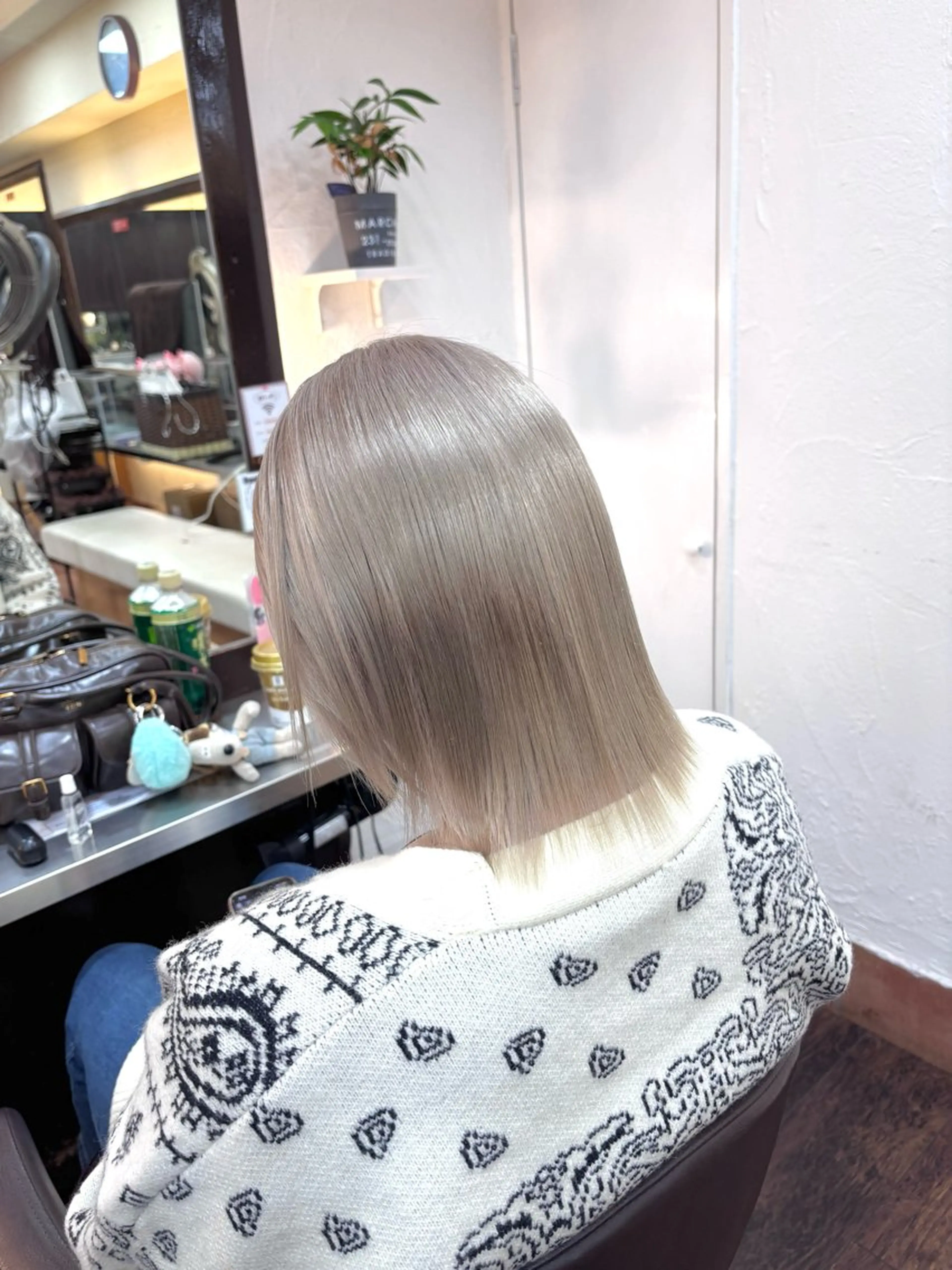カラー 北山 航太のヘアスタイル