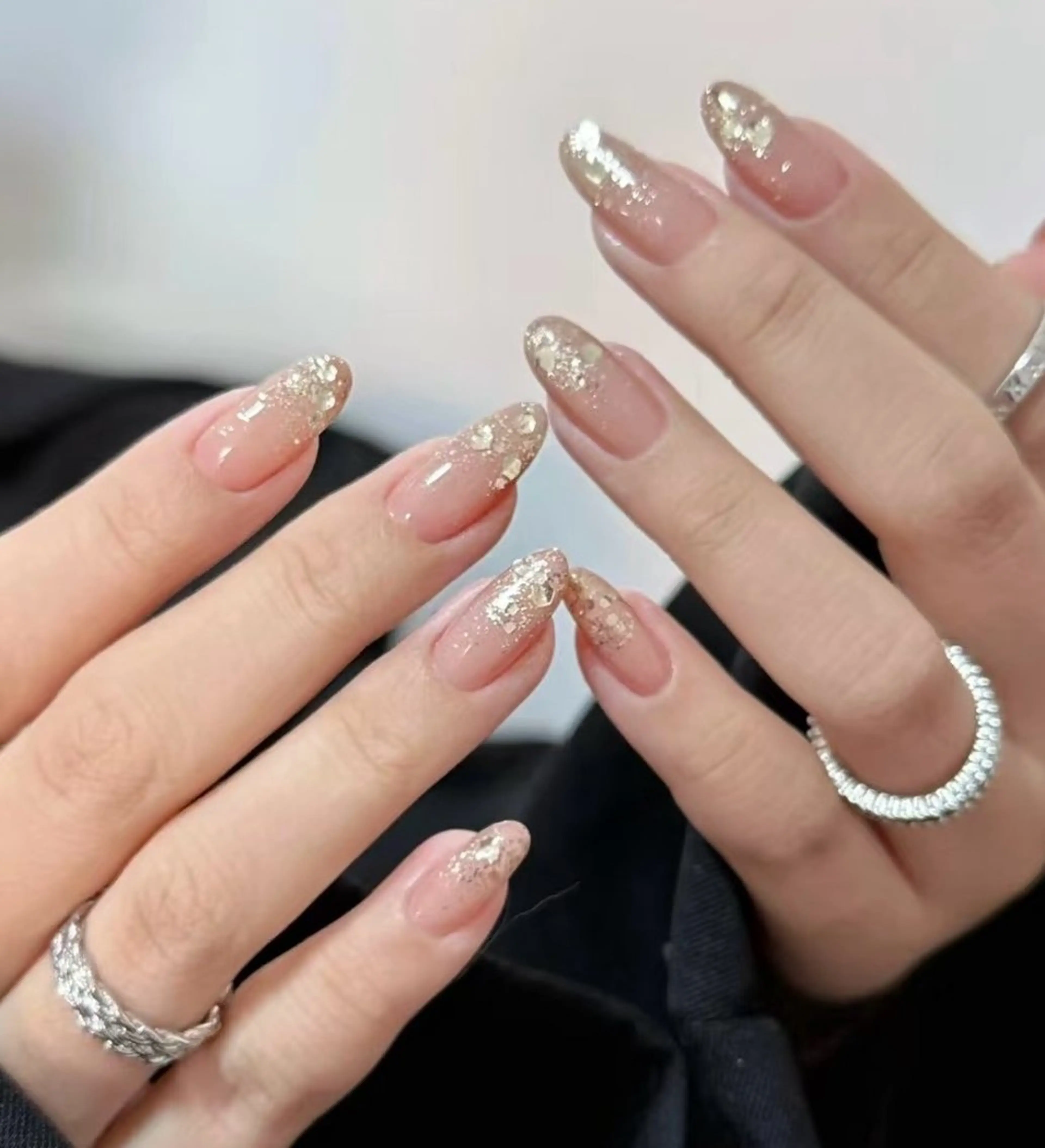 ネイル ハート 韓国ネイル 夏ネイル ワンホンネイル ゆ いのネイルデザイン