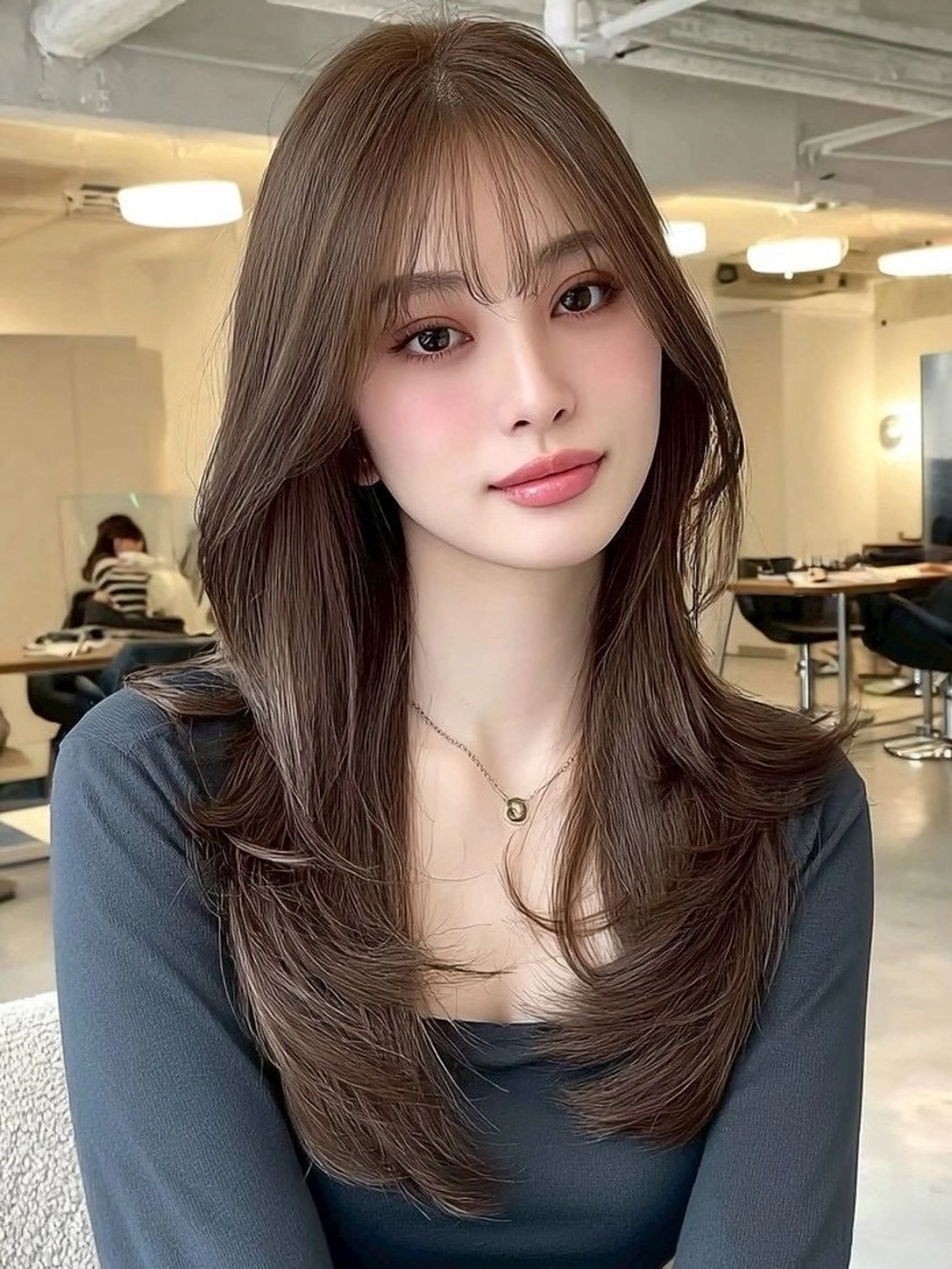 🫧完全マンツーマン🫧☁️カット + 艶々カラー +3stepトリートメント☁️の写真